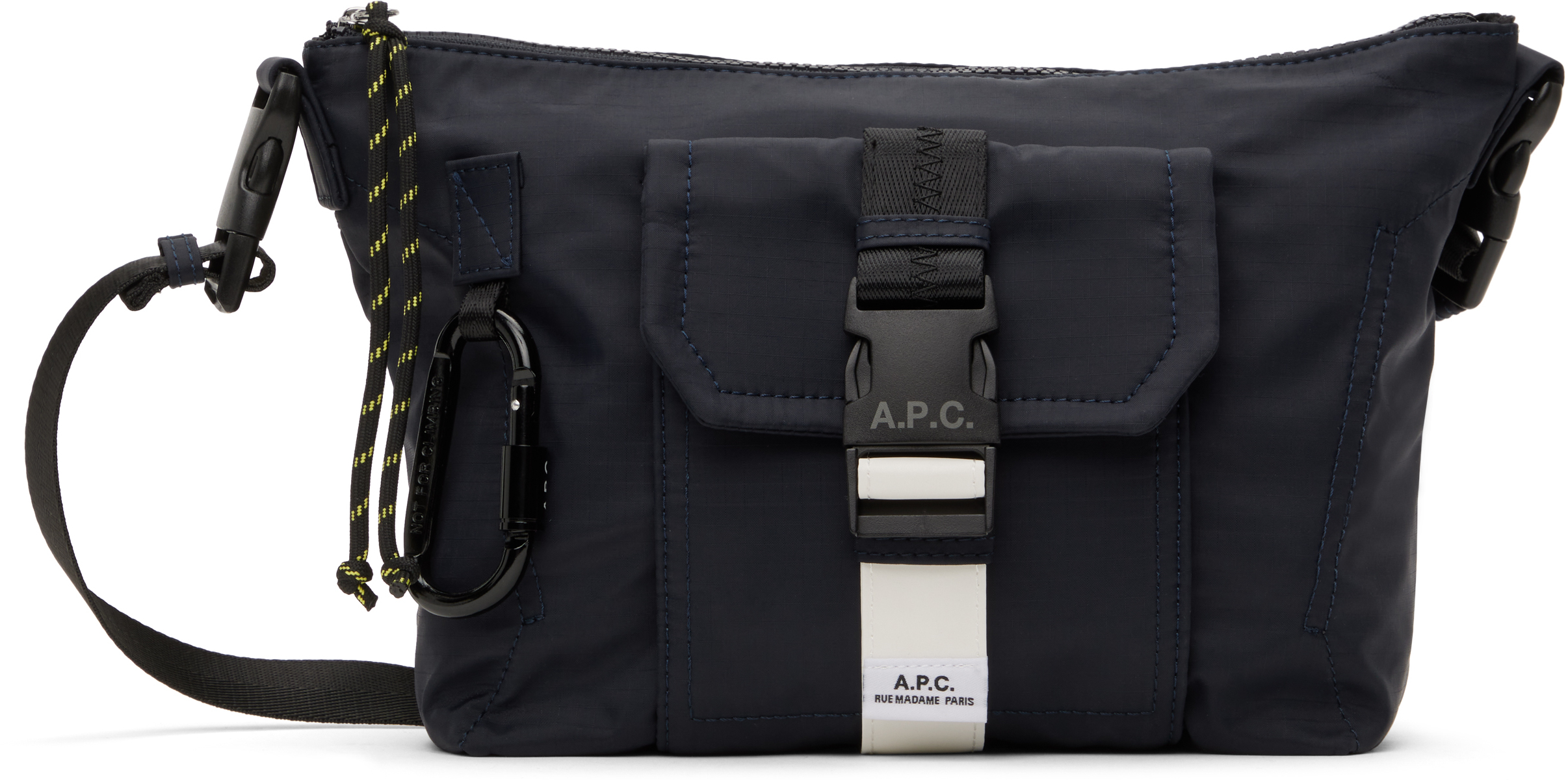 【関税込み】A.P.C. ネイビー Trek サッチェルバッグ A.P.C】ネイビー Trek サッチェルバッグ (A.P.C./ショルダー