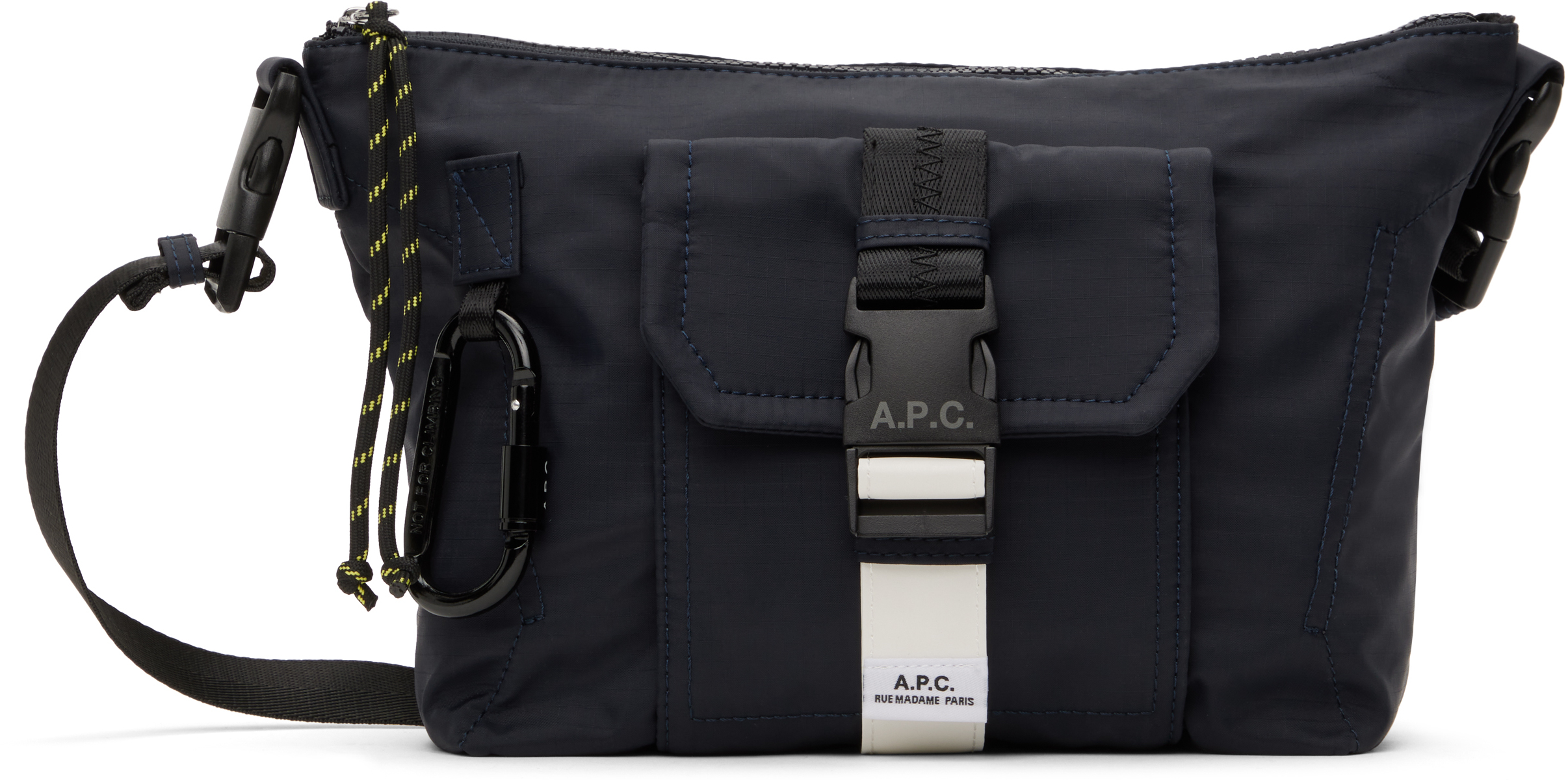 A. P.C. Navy Trek Satchel Bag