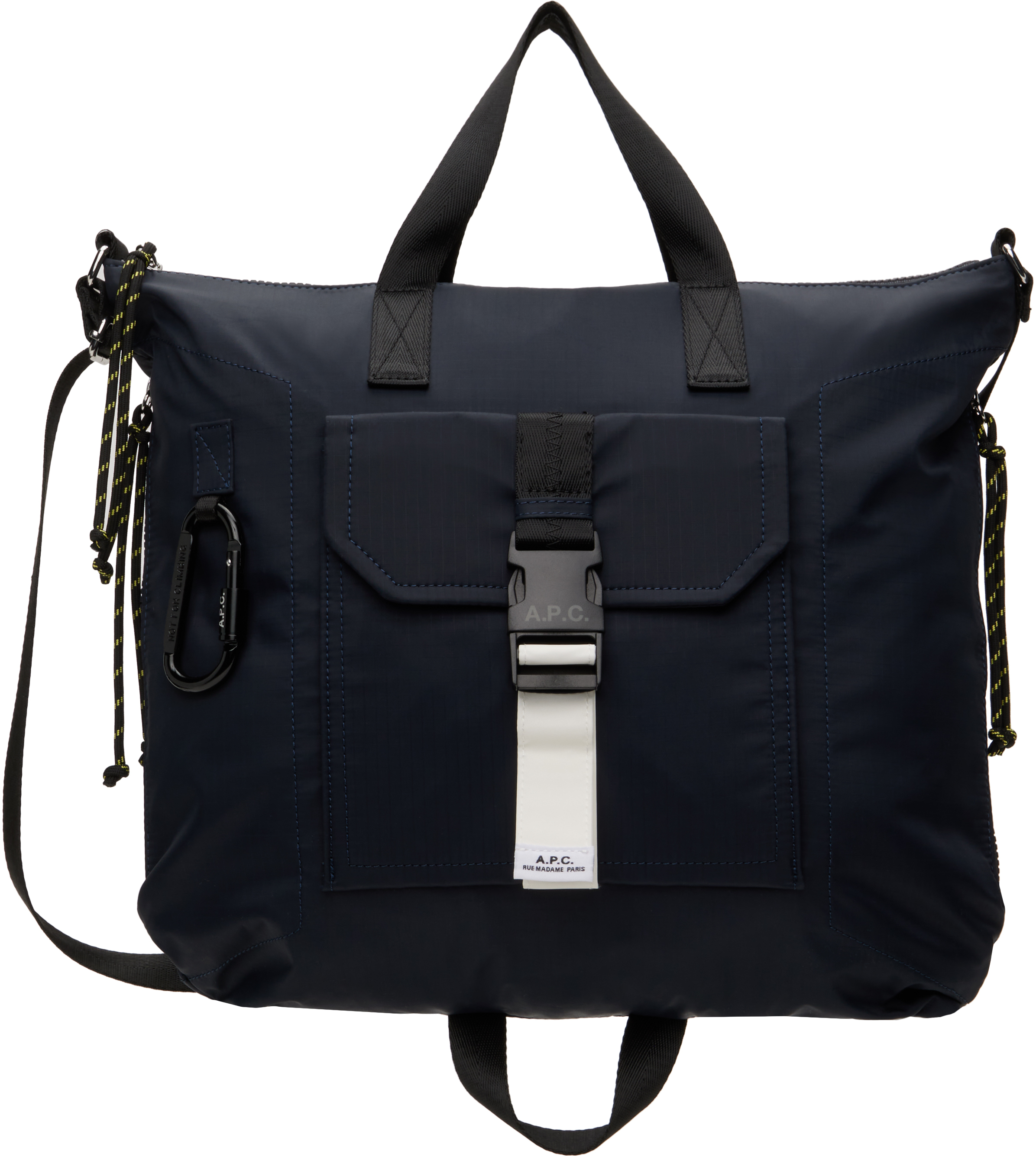 A.P.C. ストレトレックシンス COGUIWF09187 LZE Navy Trek Tote by A.P.C. on Sale