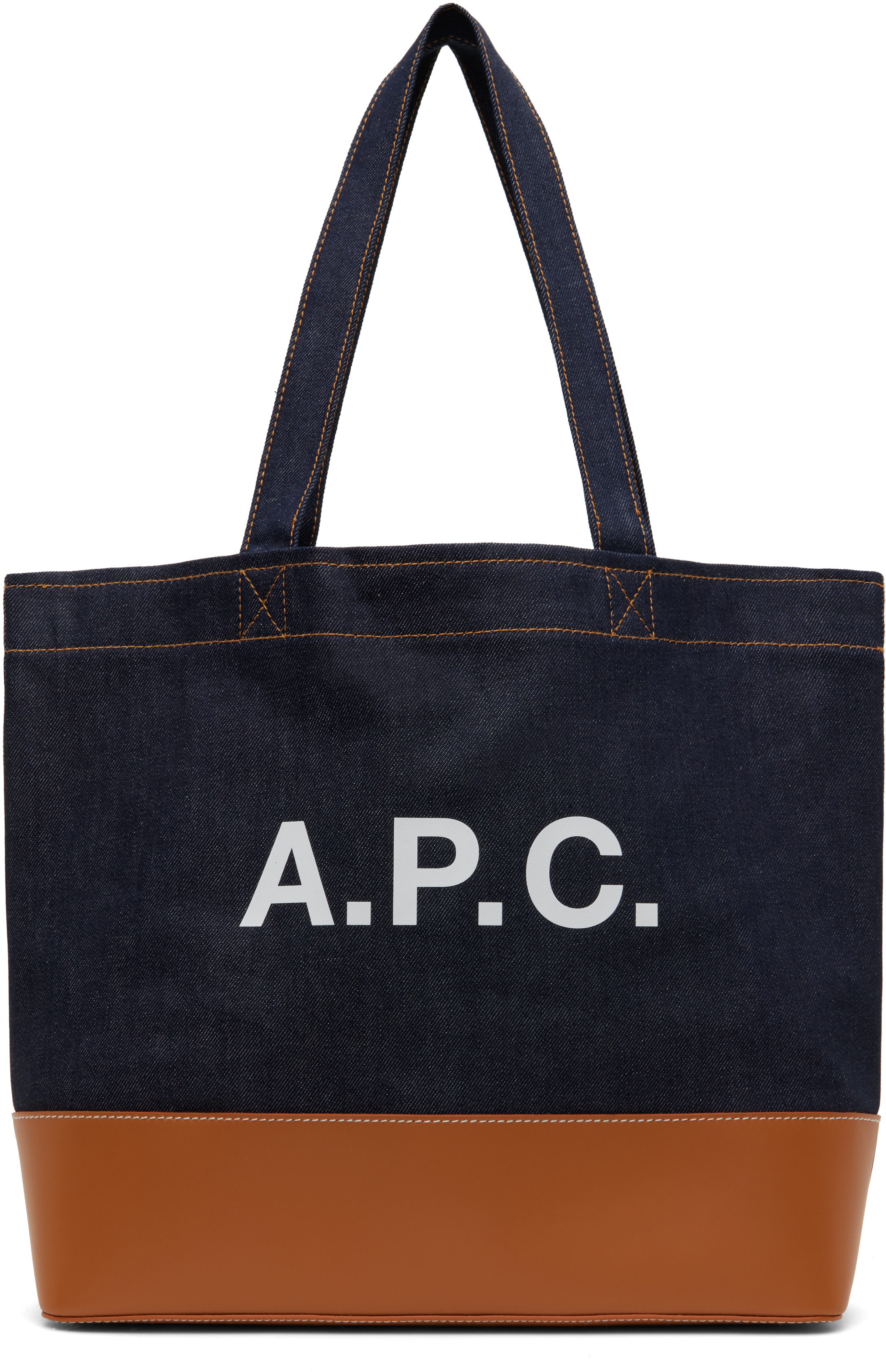 A. P.C. Navy 
Black Axel E/W Tote