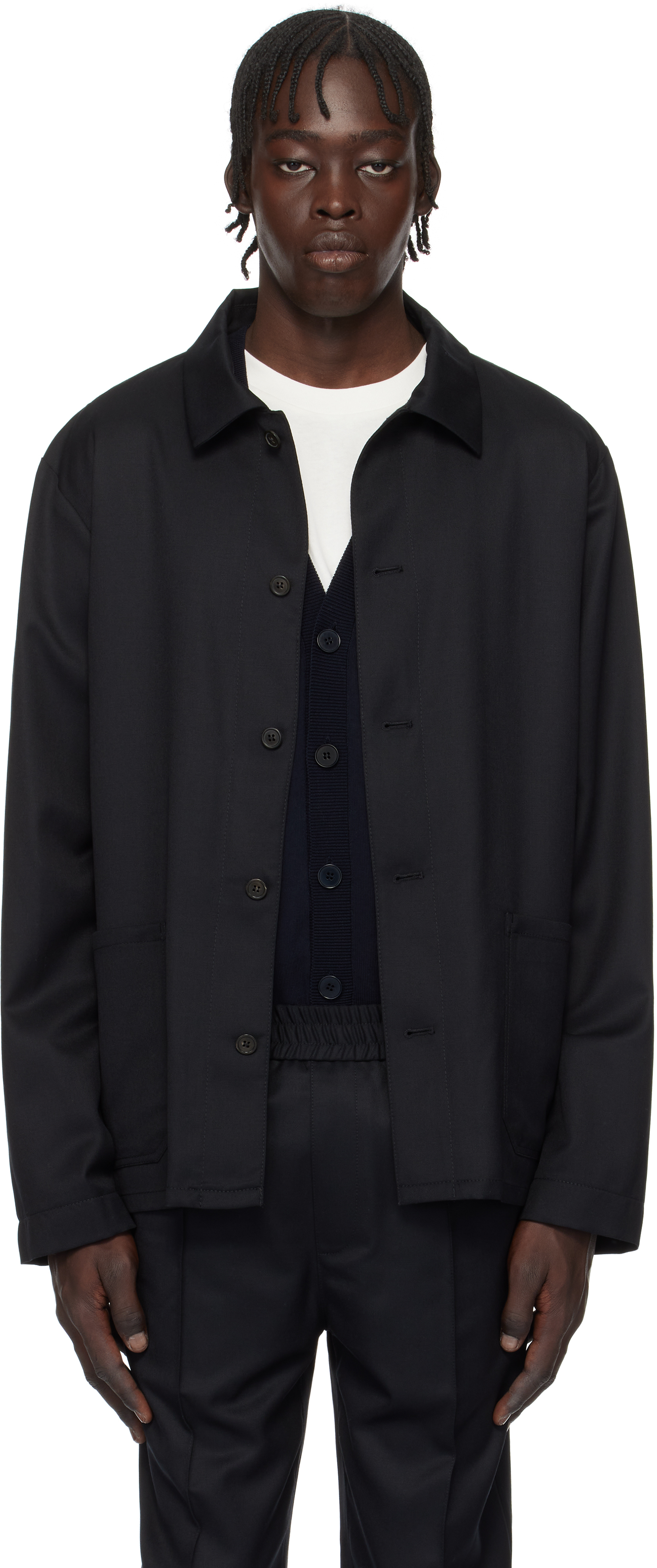 A. P.C. Black Kerlouan Jacket