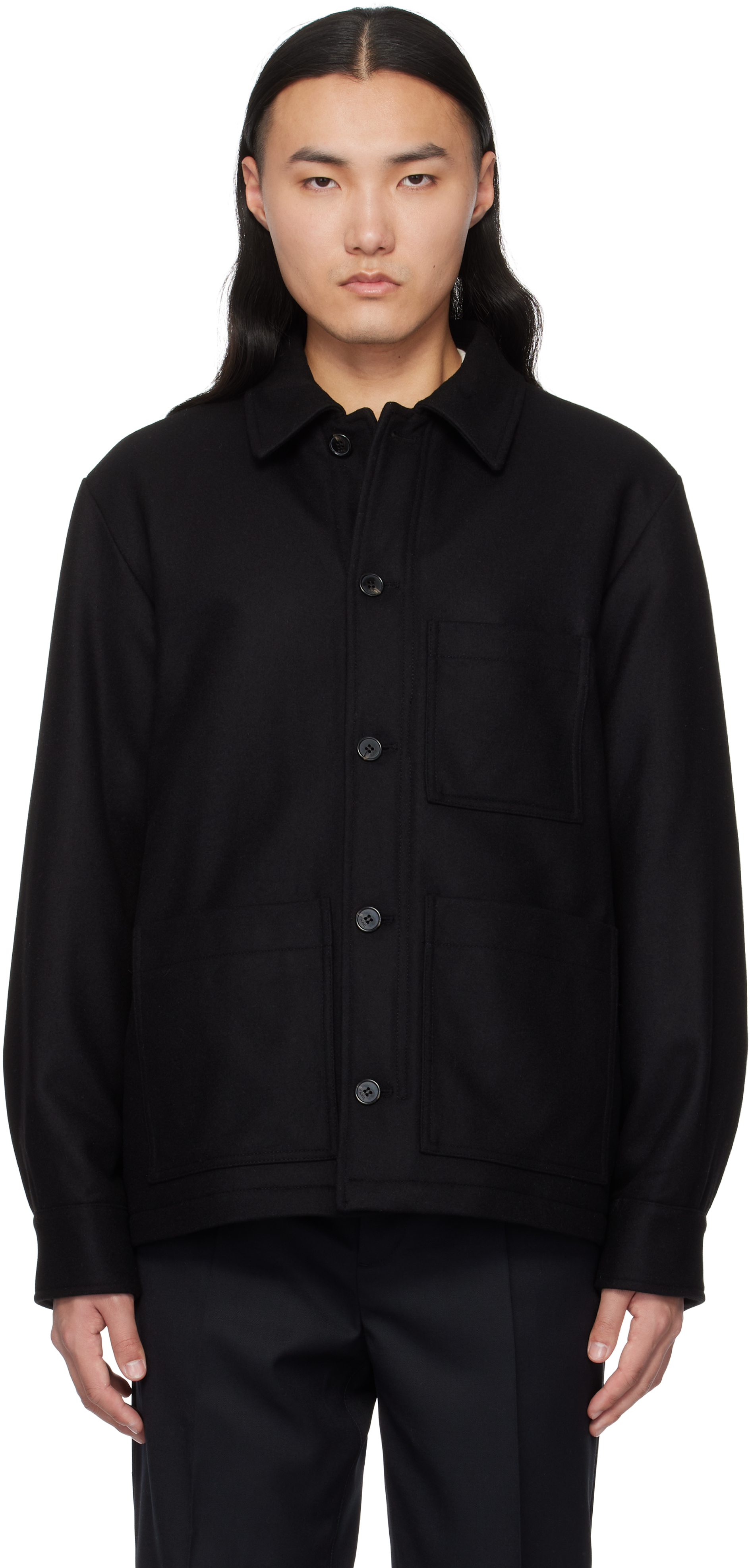 A.P.C.のブラック Emile ジャケットがセール中