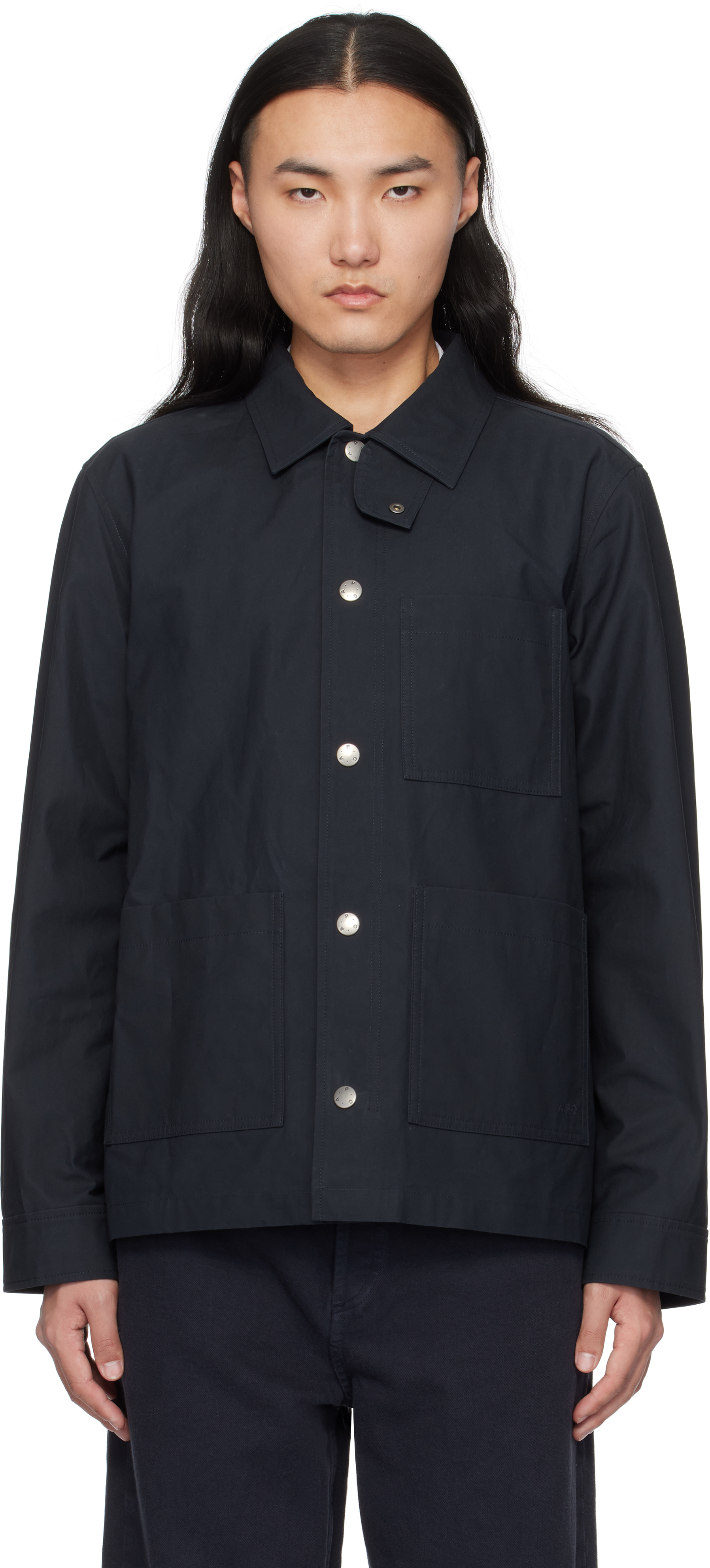 A. P.C. Navy Gabriel Jacket