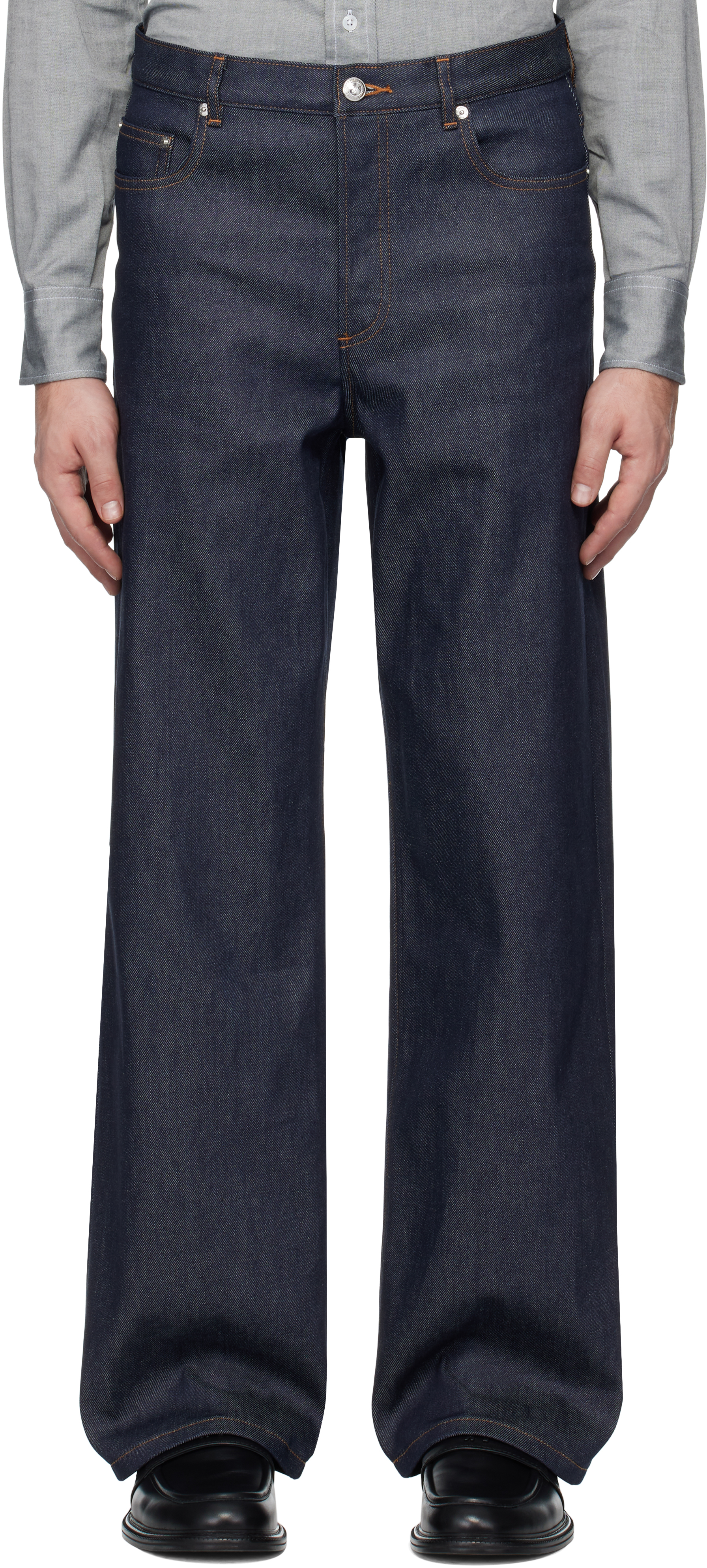 A. P.C. Indigo Aaron Jeans