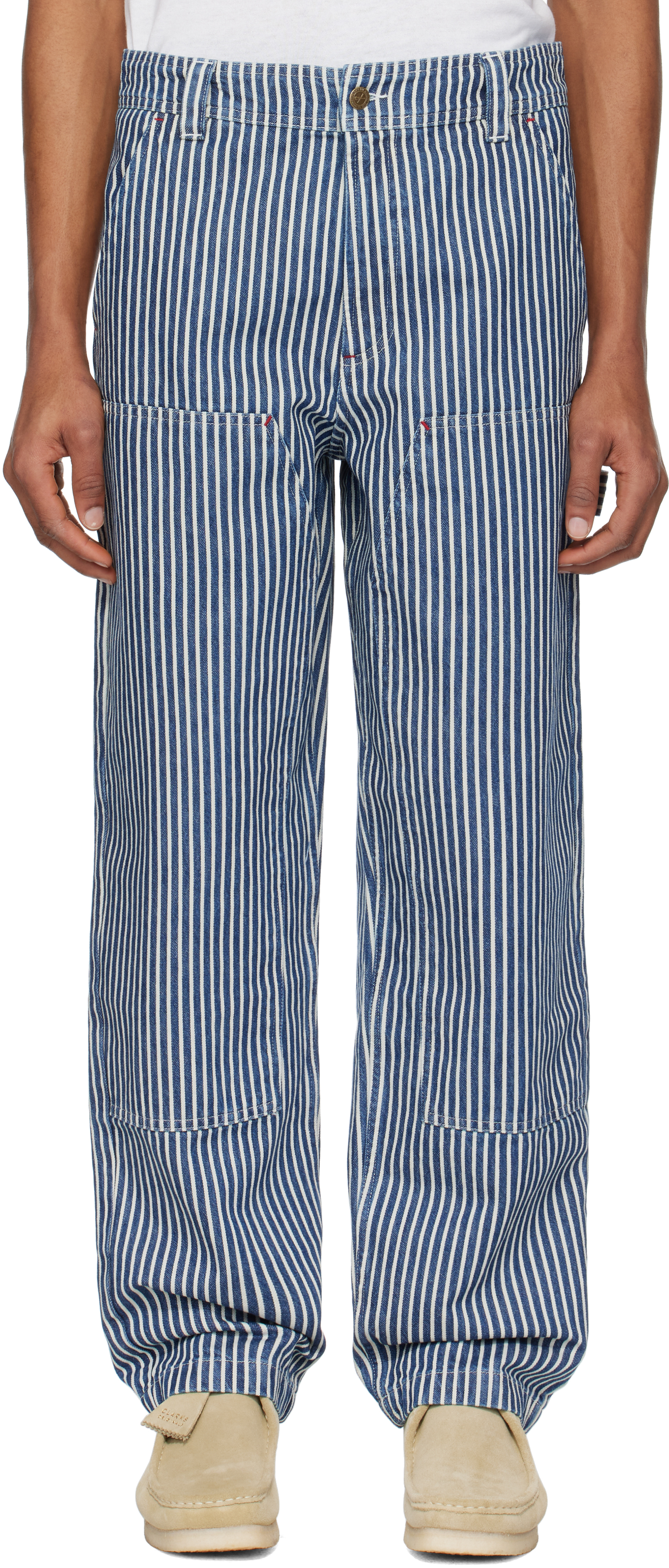 【関税込み】A.P.C. オフホワイト Gustav ジーンズ A.P.C.: Off-White Gustav Jeans | SSENSE 日本