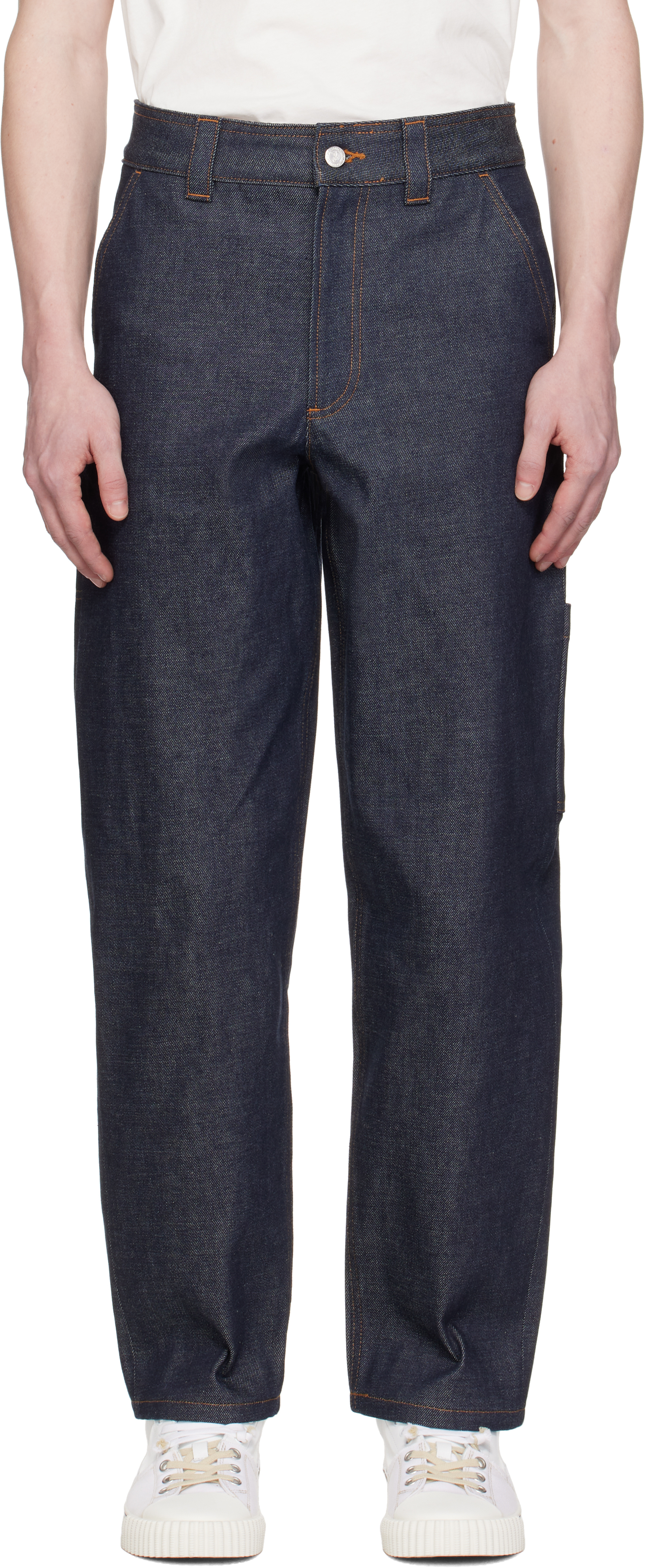 A.P.C.: インディゴ Fergus ジーンズ | SSENSE 日本 A.P.C.: インディゴ Fergus ジーンズ | SSENSE 日本