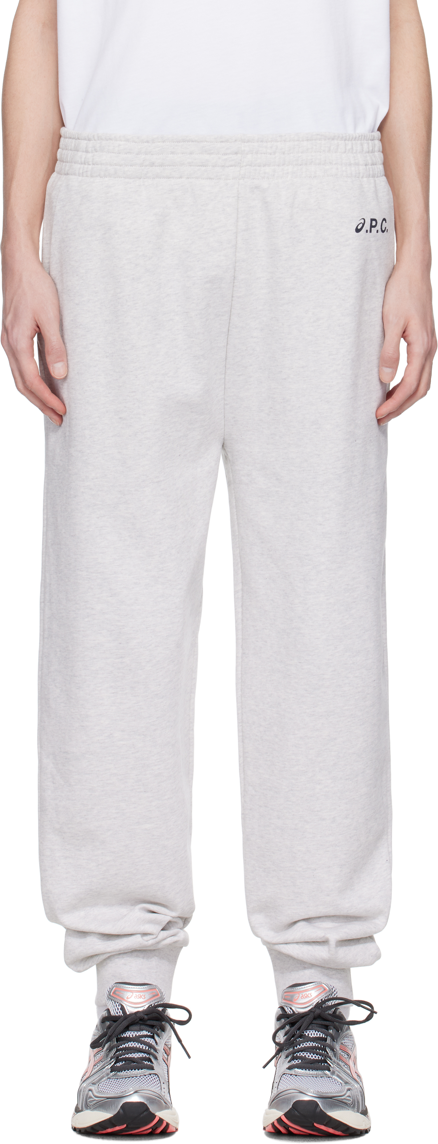 APC GRAY ASICS EDITION HILL SWEATPANTS