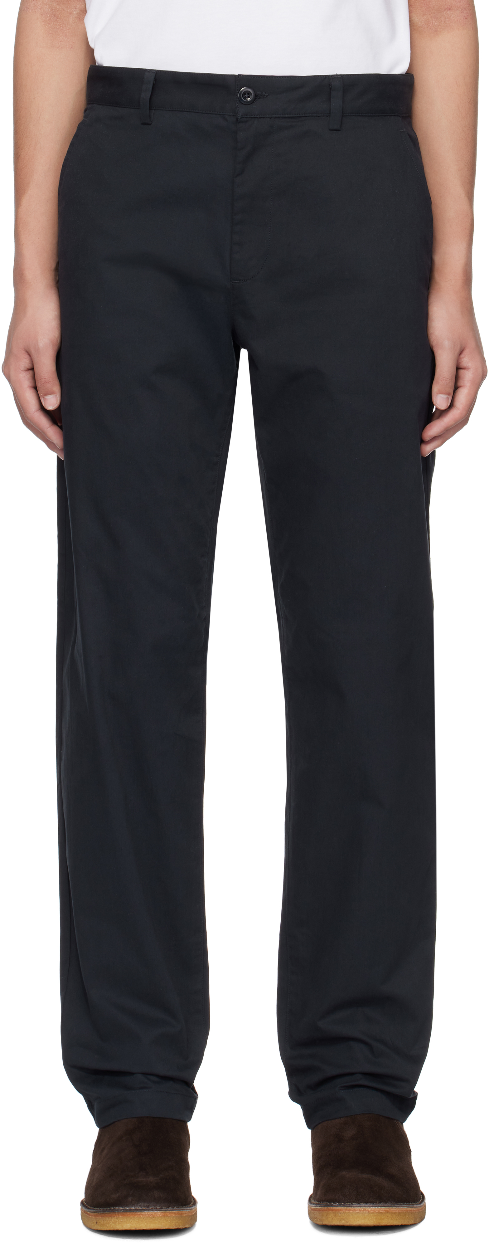 A. P.C. Navy Constantin Trousers