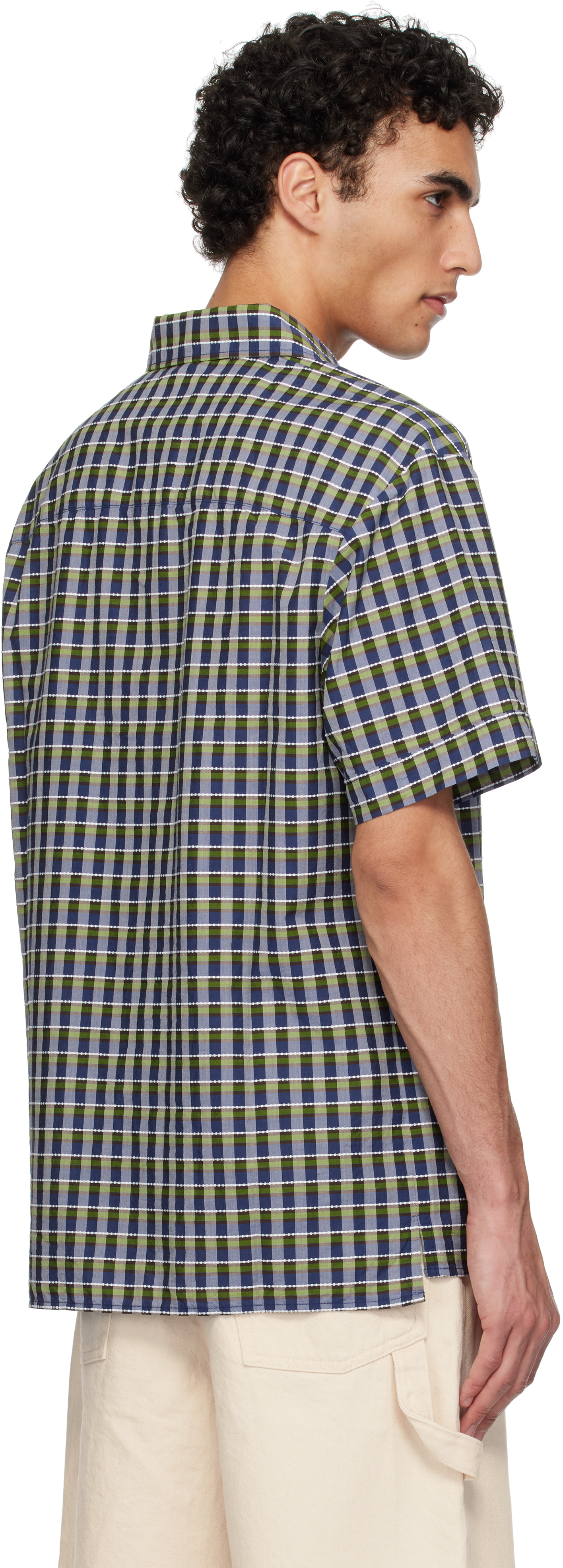 Apc Ross Short-sleeve Shirt In Kaa Green