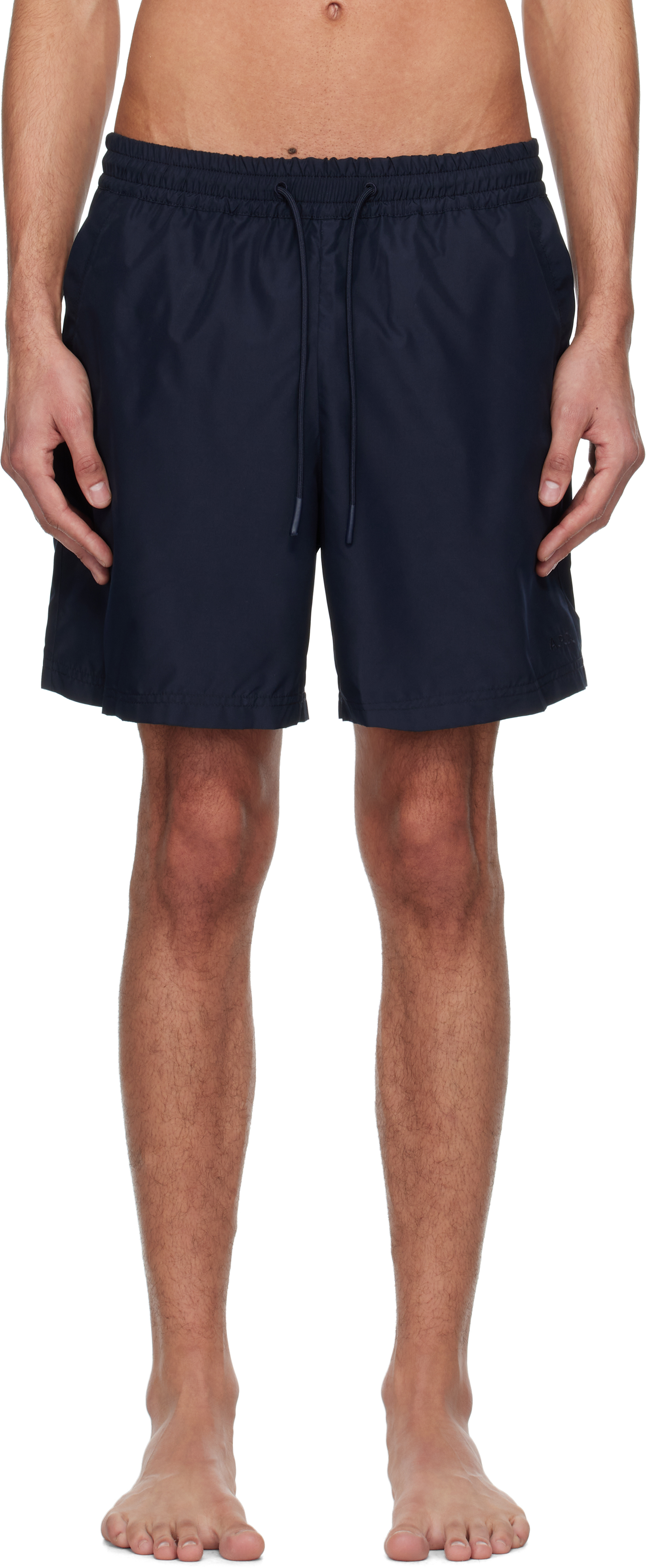 A. P.C. Navy Bobby Swim Shorts