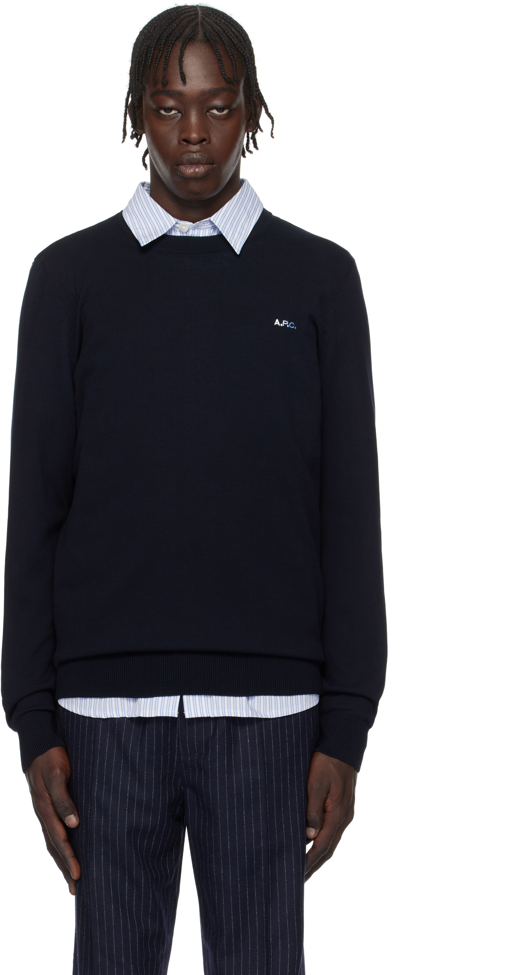 Navy Louis Sweater