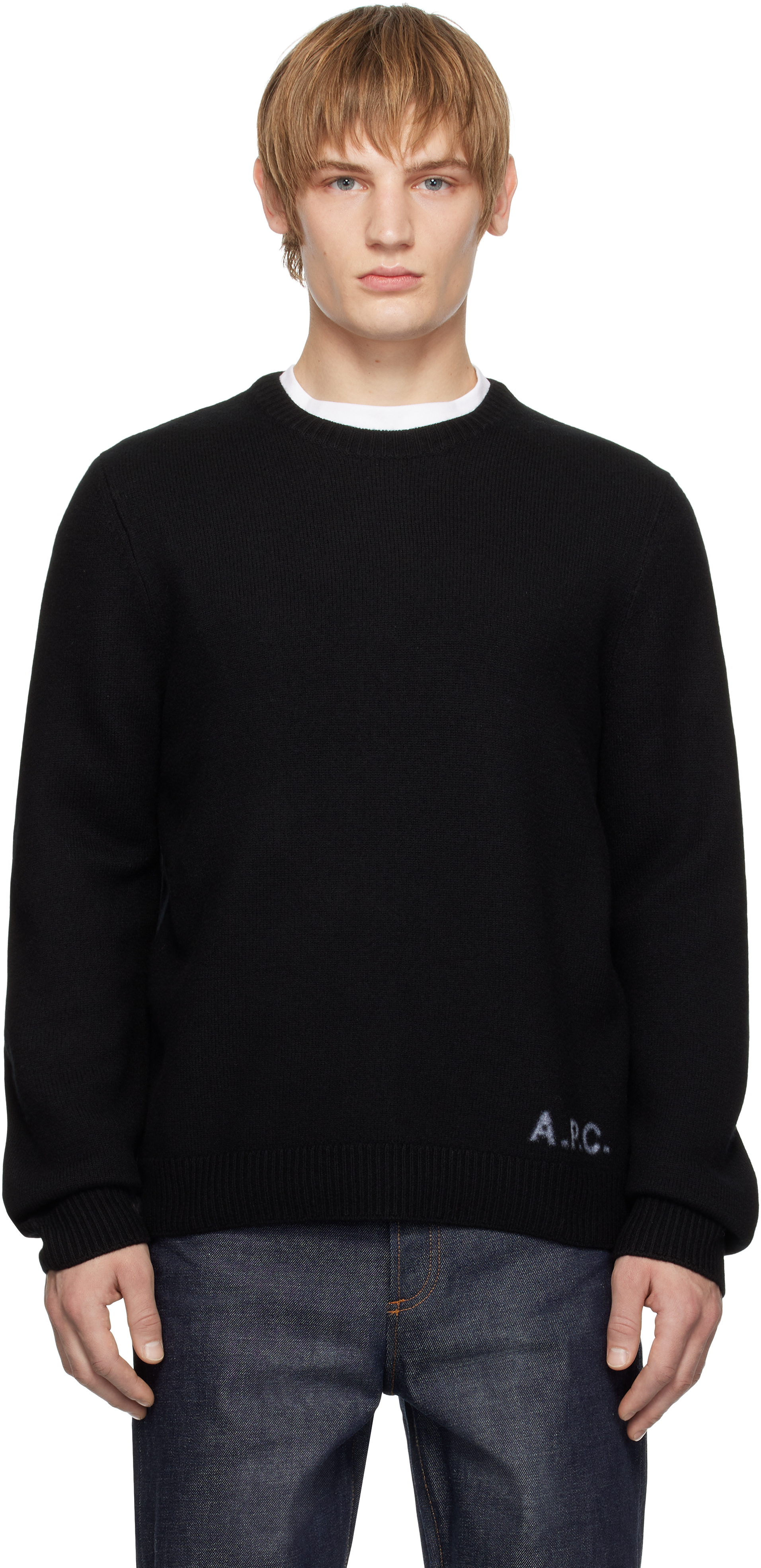 Apc A.p.c. Sweaters In Lzz Black