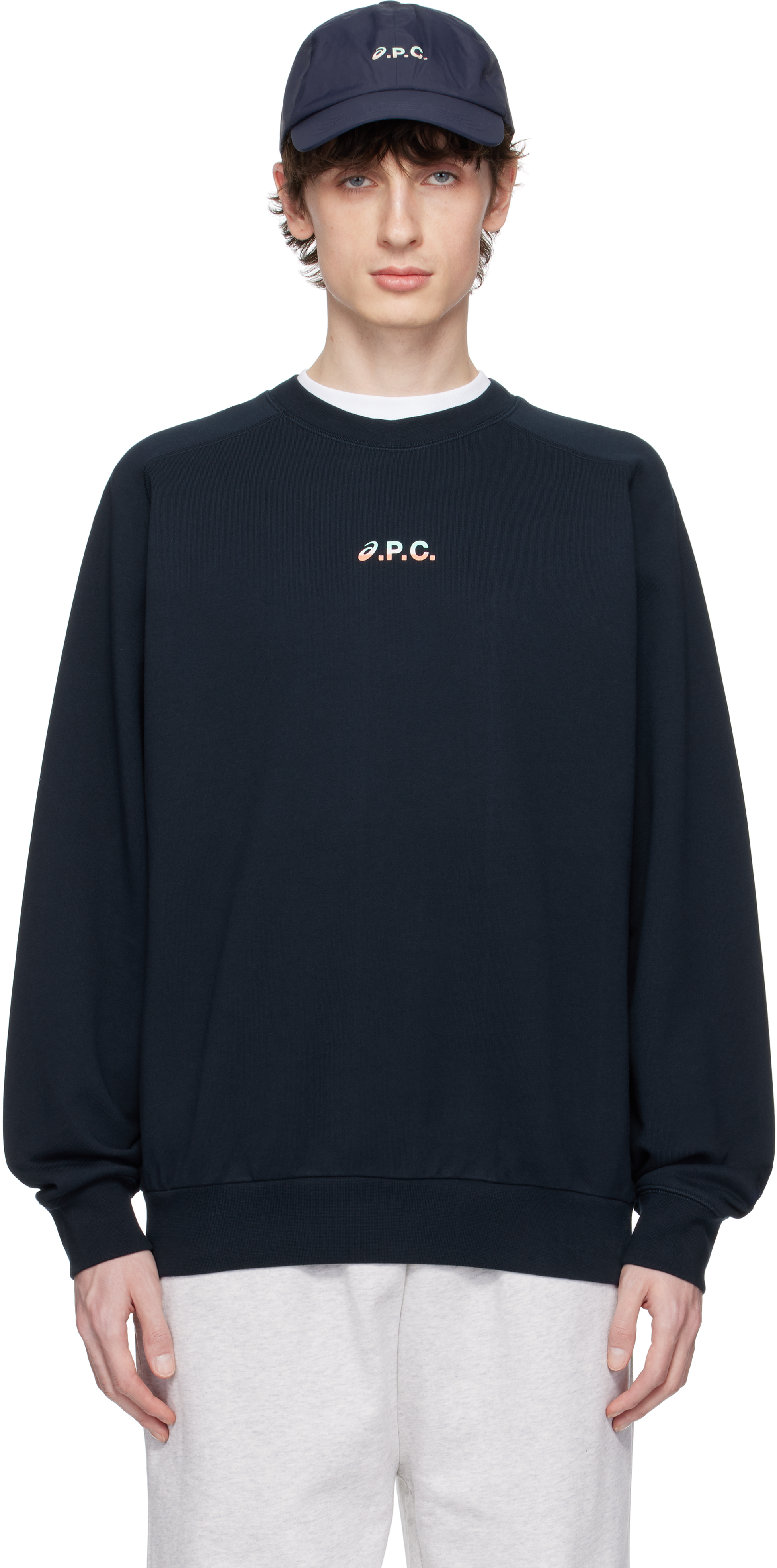 Navy ASICS Edition Lake Sweatshirt