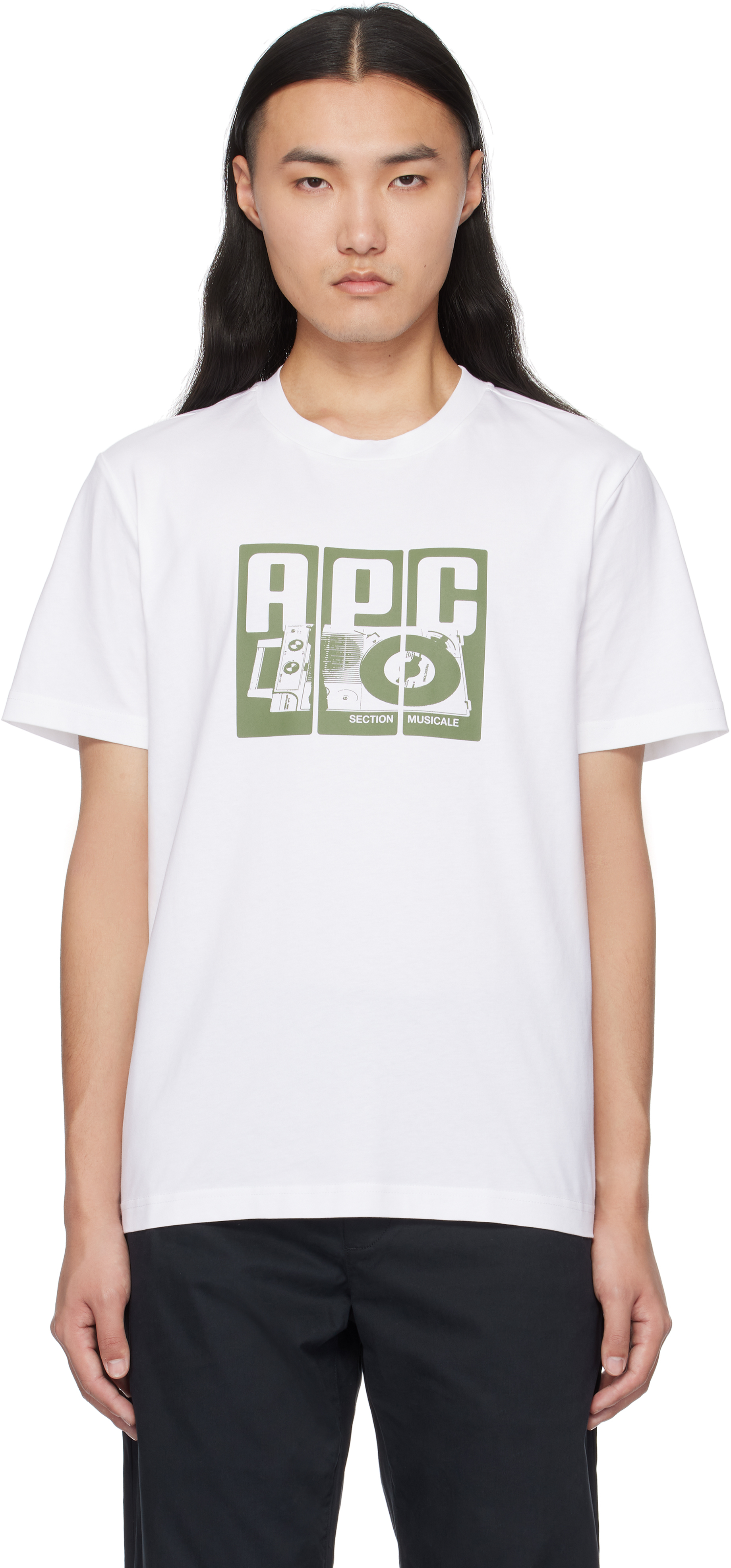 【A.P.C】ホワイト Platine Tシャツ A.P.C. Platine Tシャツ | ホワイト | FARFETCH JP