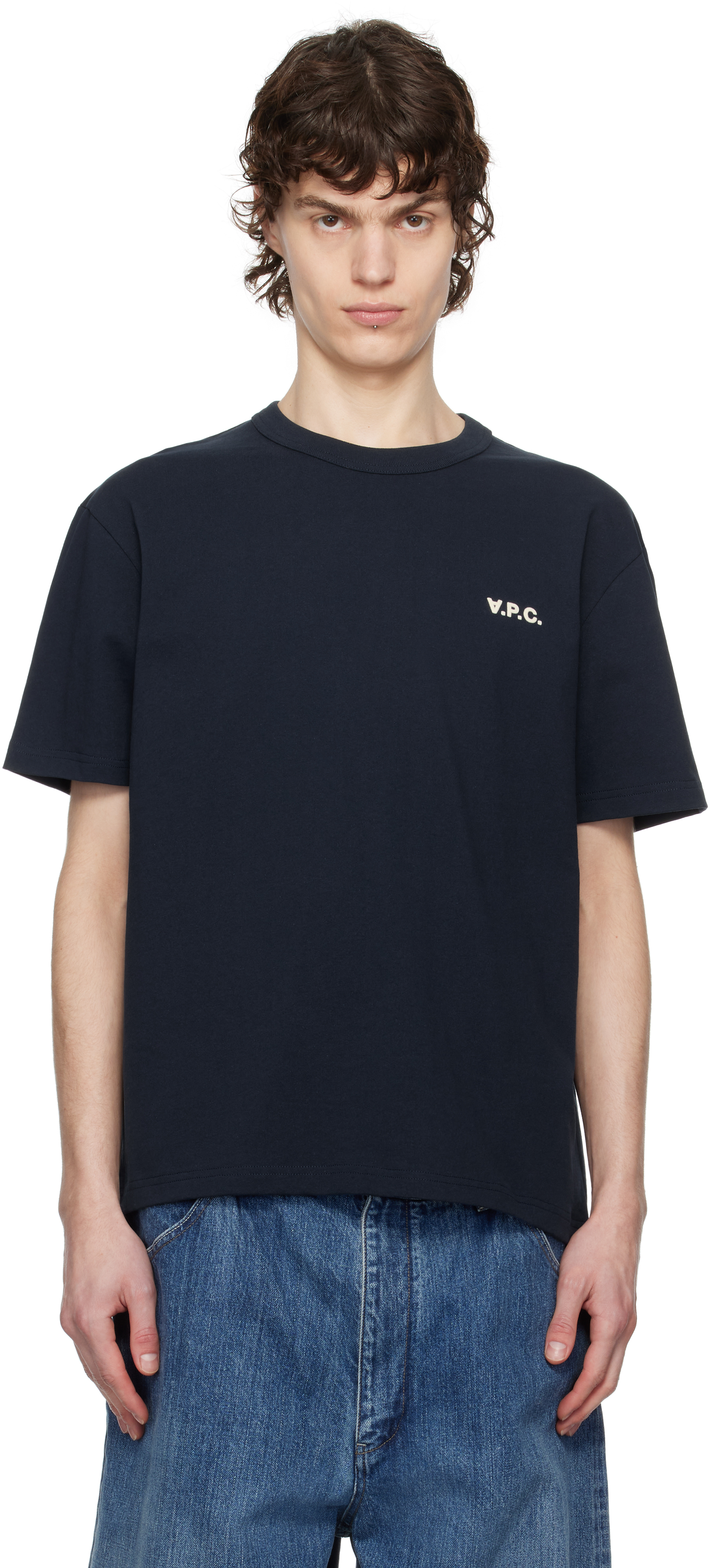 Navy Boxy Petit VPC T-shirt