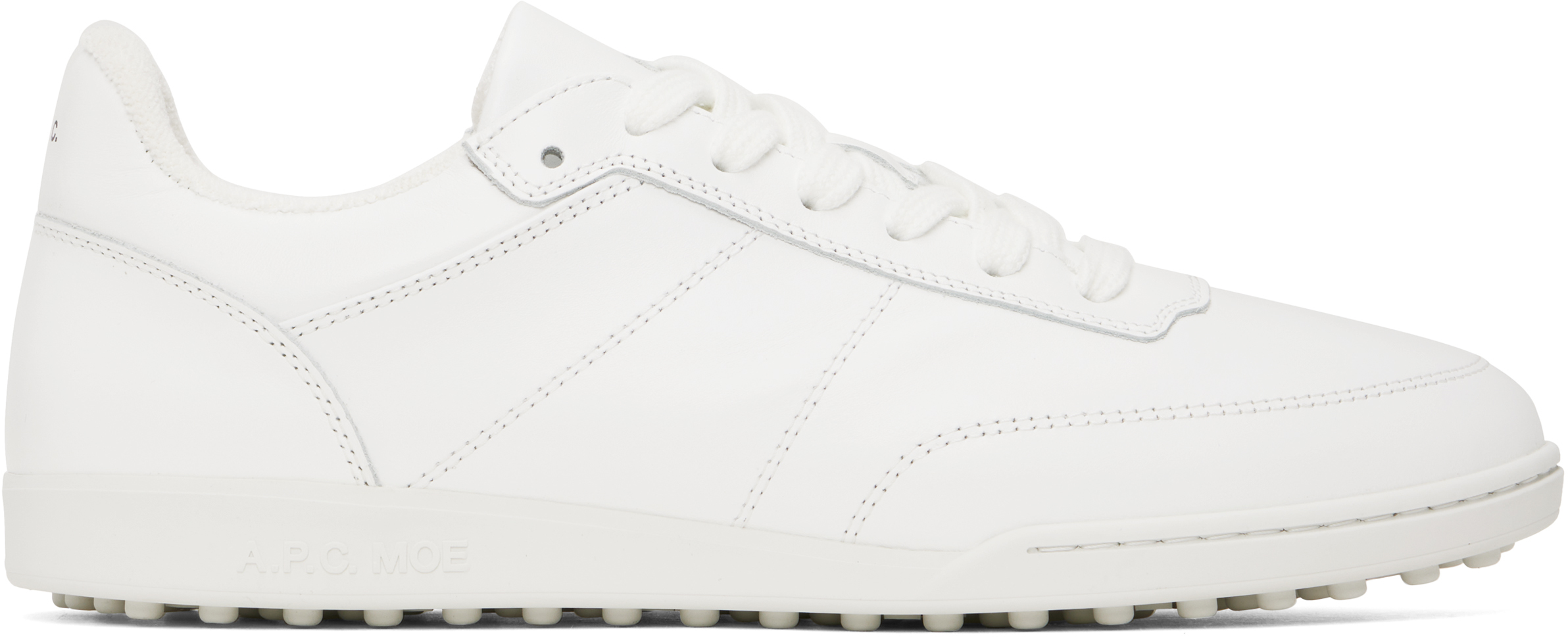 A. P.C. White Moe Sneakers