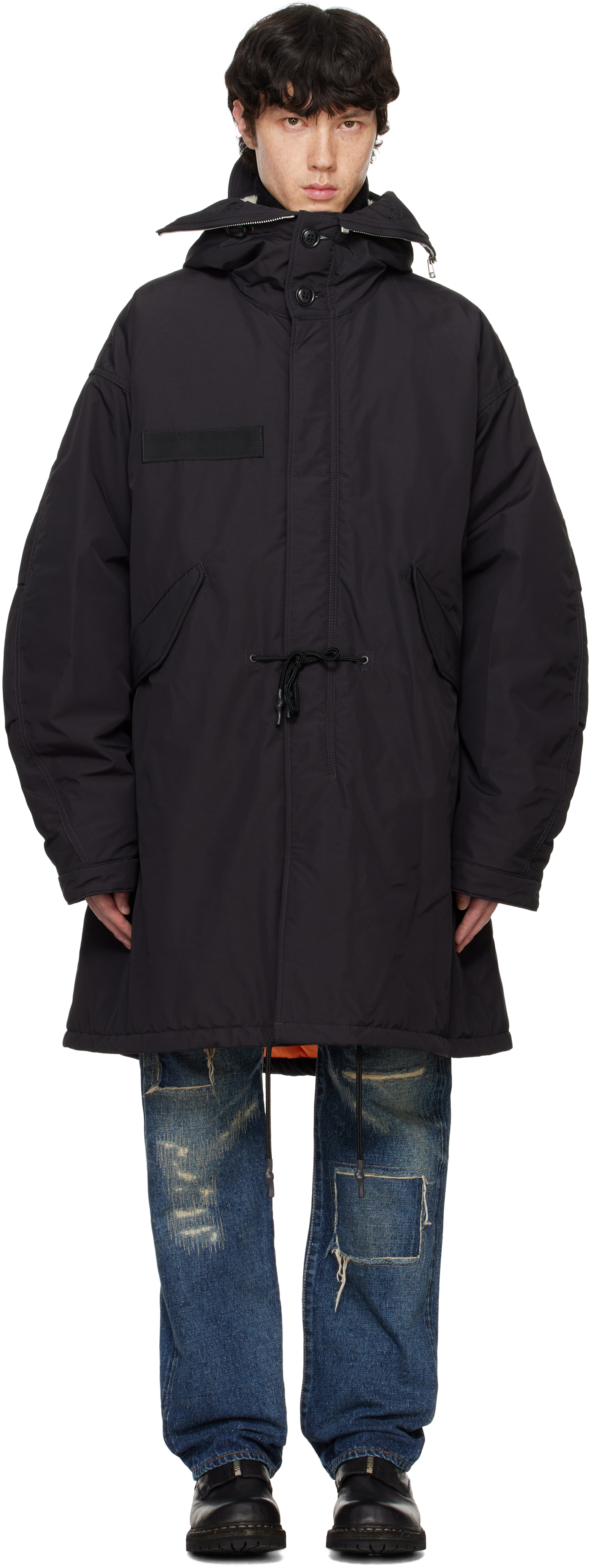 Black C. P. Company Edition Goggle Coat