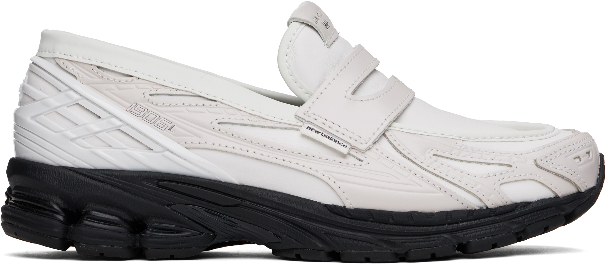Junya Watanabe: White New Balance Edition 1906L Loafers | SSENSE