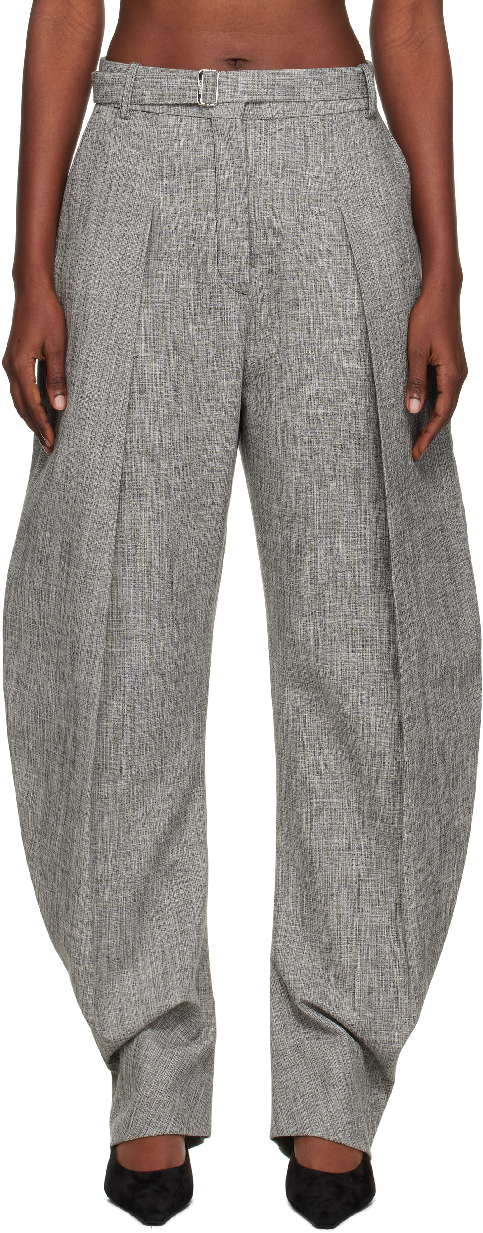 Gray Barrel Trousers