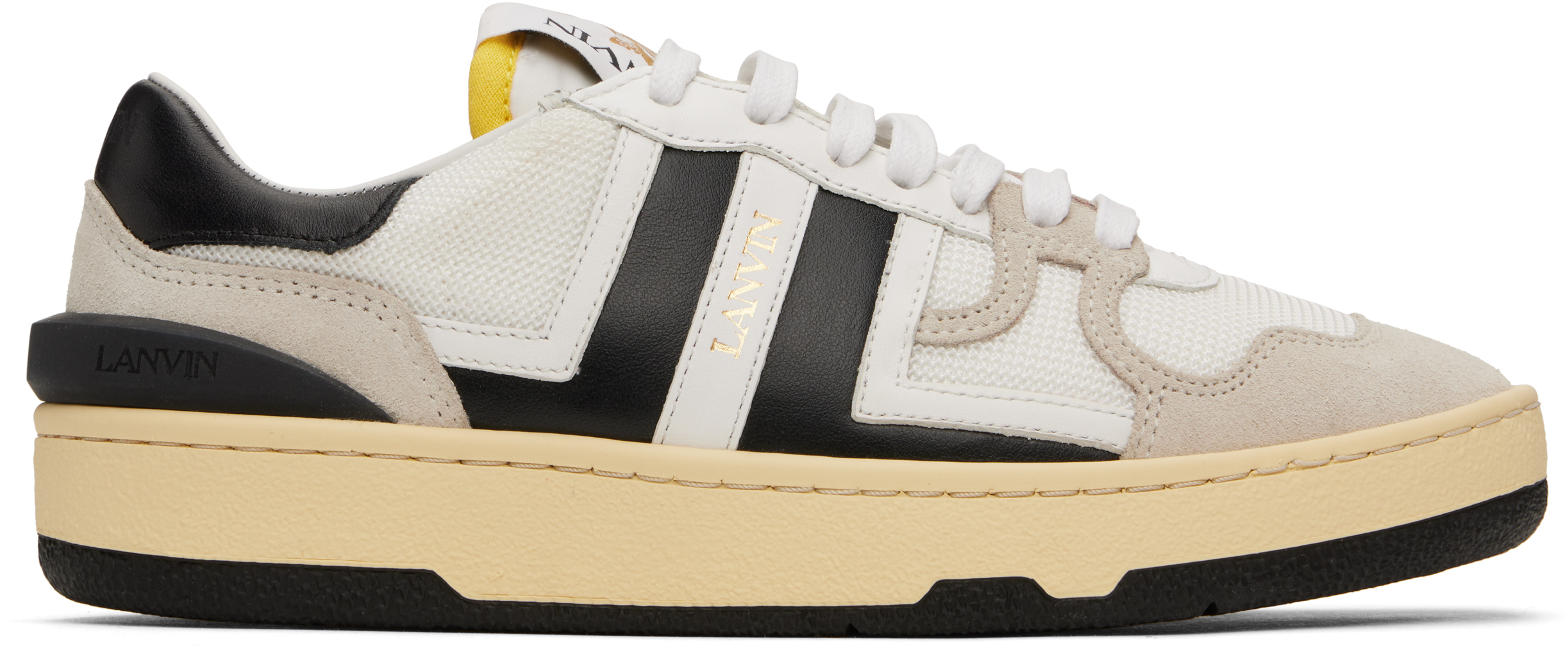 【関税込み】Lanvin ホワイト Clay メッシュ スニーカー Lanvin Clay スニーカー | ホワイト | FARFETCH JP
