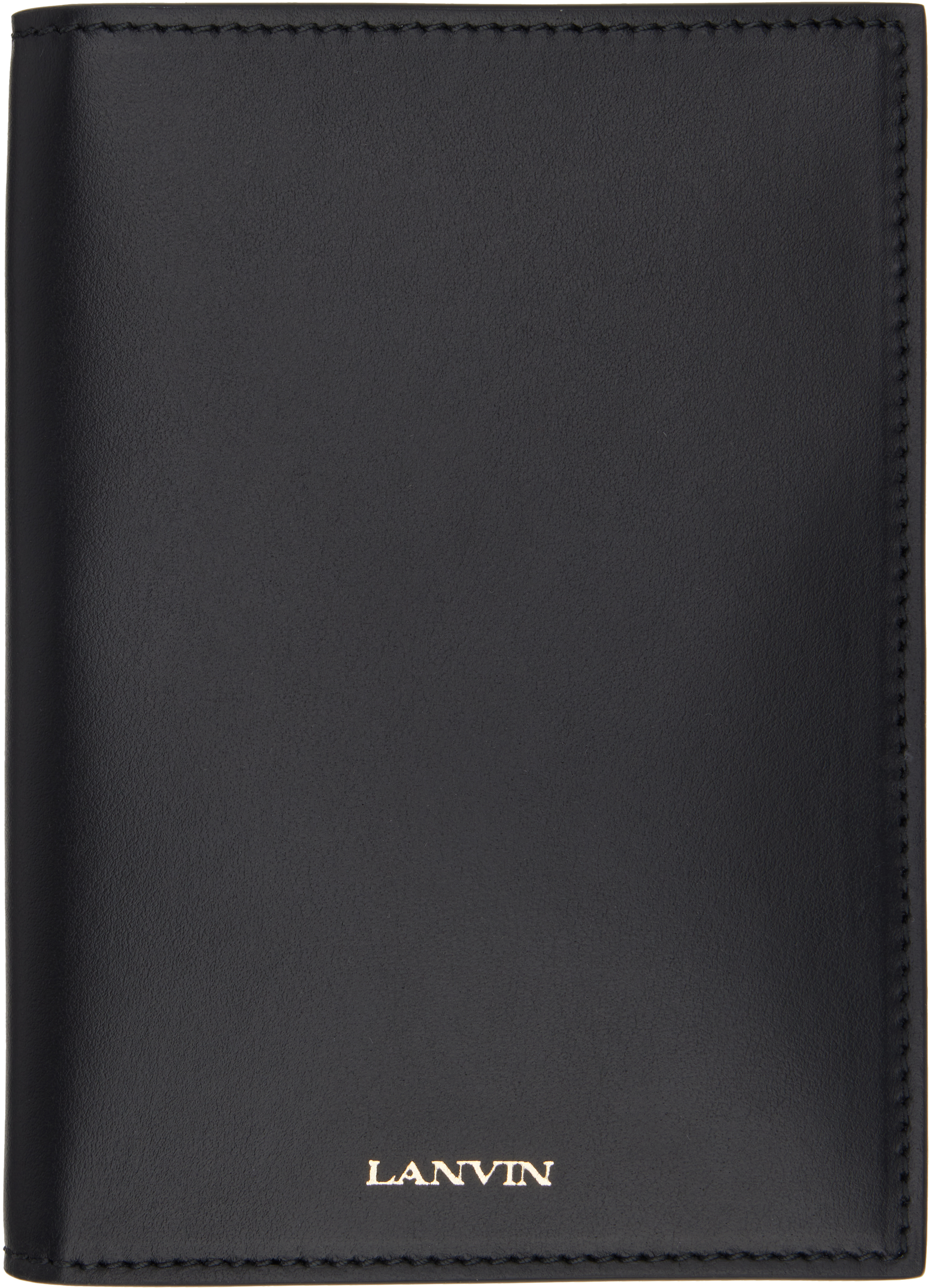 Navy Calfskin Passport Holder