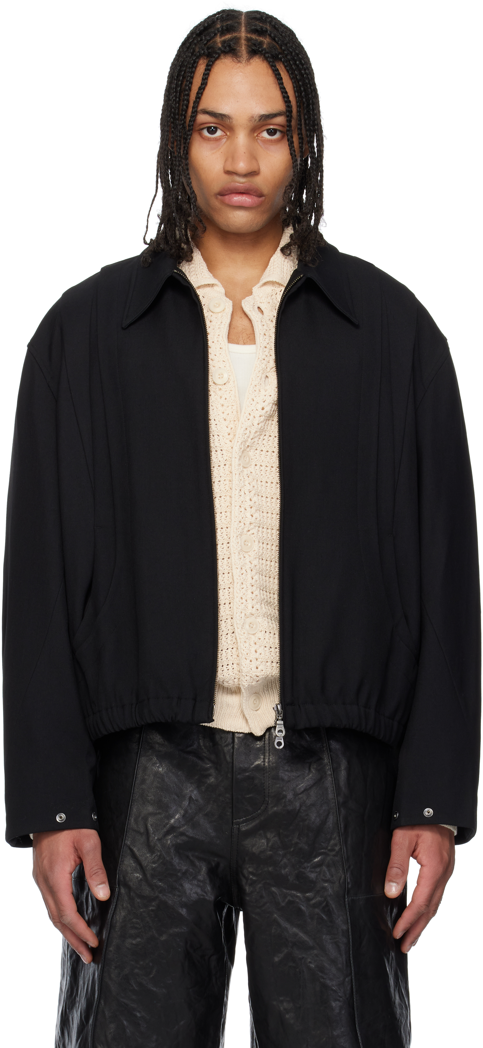 COOR: Black Wool Jacket | SSENSE