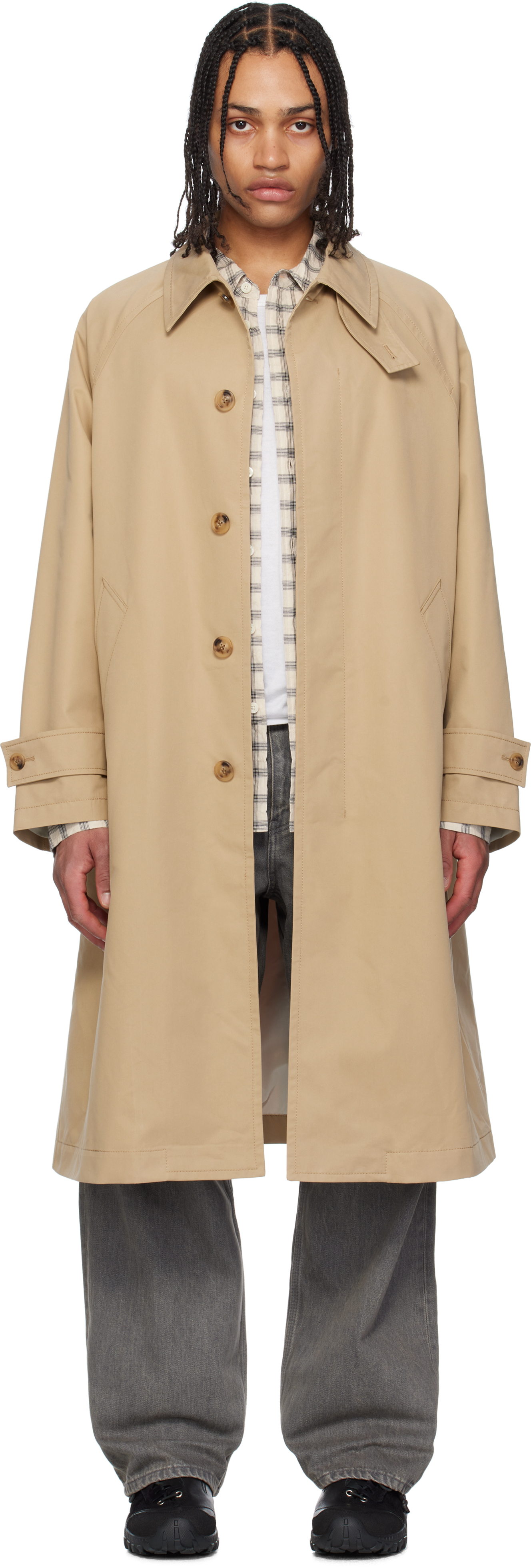 LIDNM（リドム）の「BALMACAAN COCOON COAT（ステンカラーコート