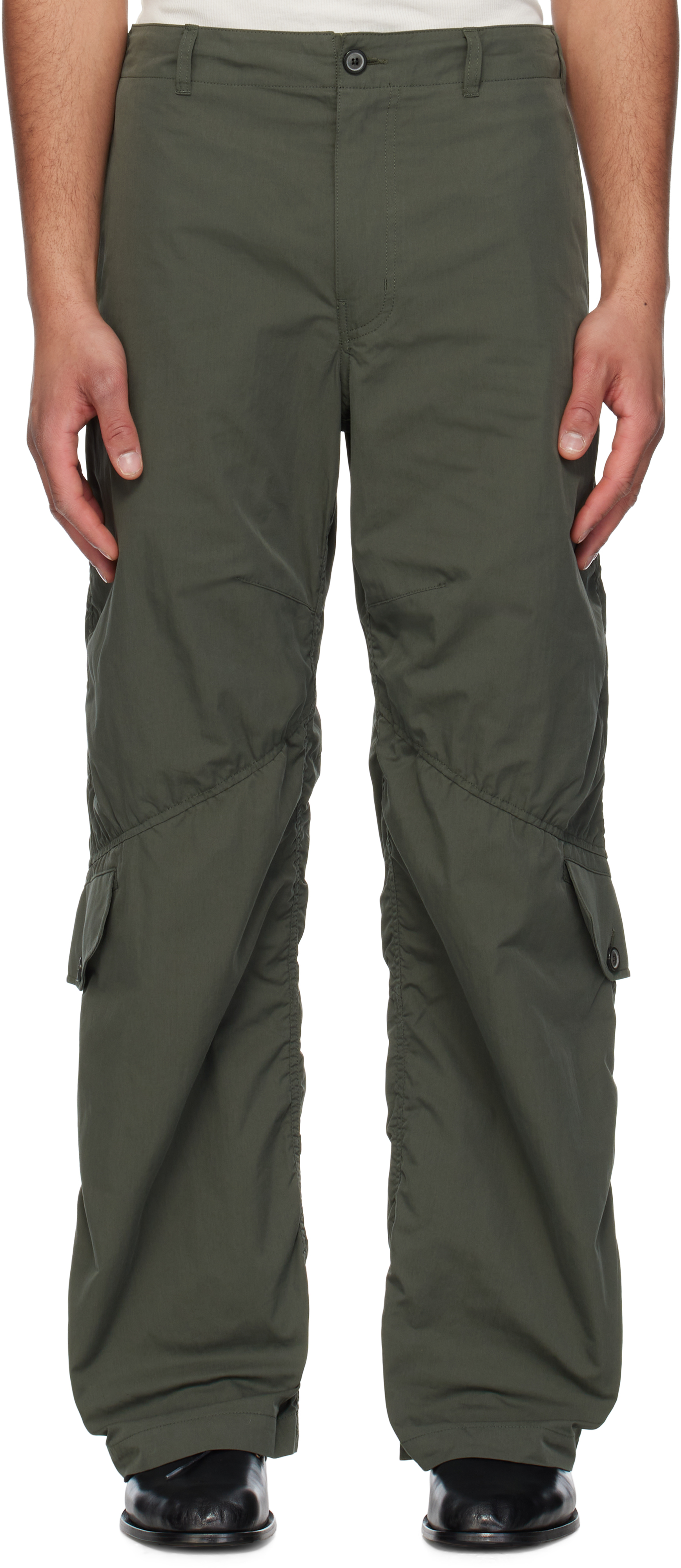 ★COOR★ Diagonal Flap Pocket Pants (Black) YYDGH Women's High Waisted Cargo Baggy Jeans Flap Pocket