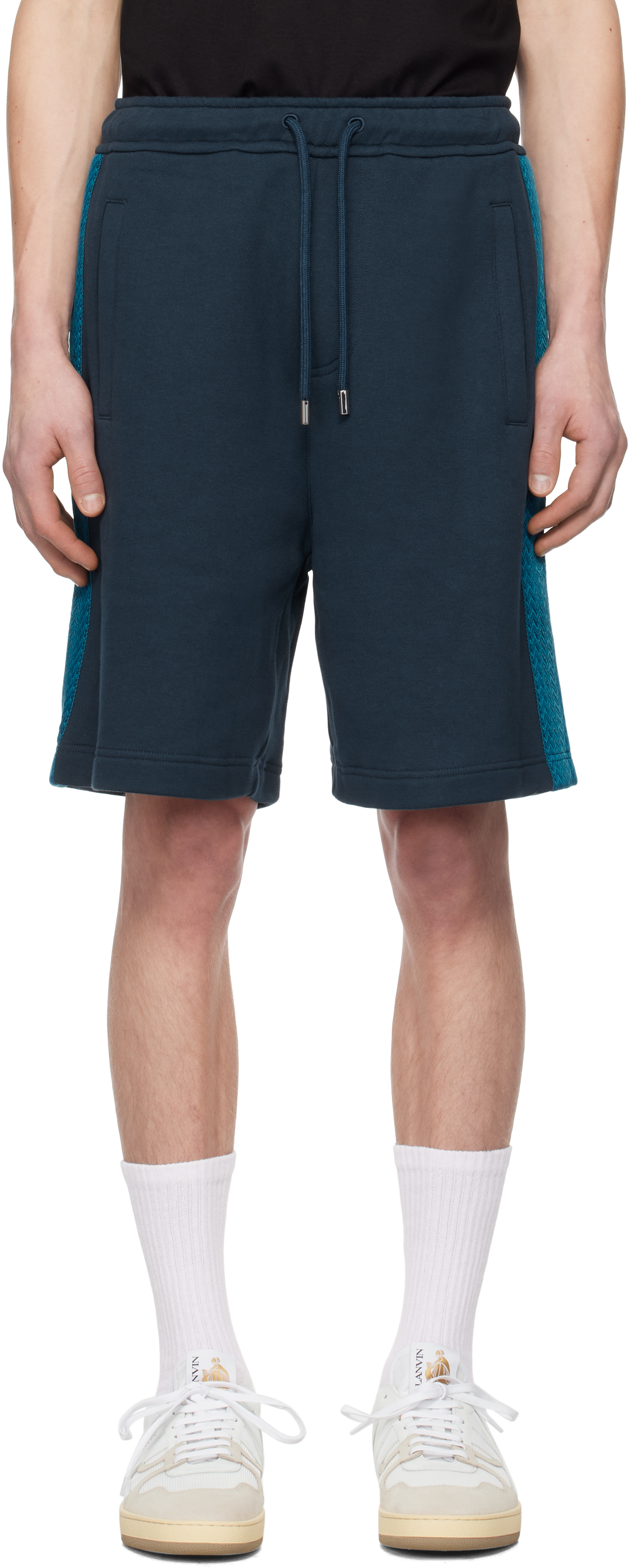 Blue Curb Side Shorts