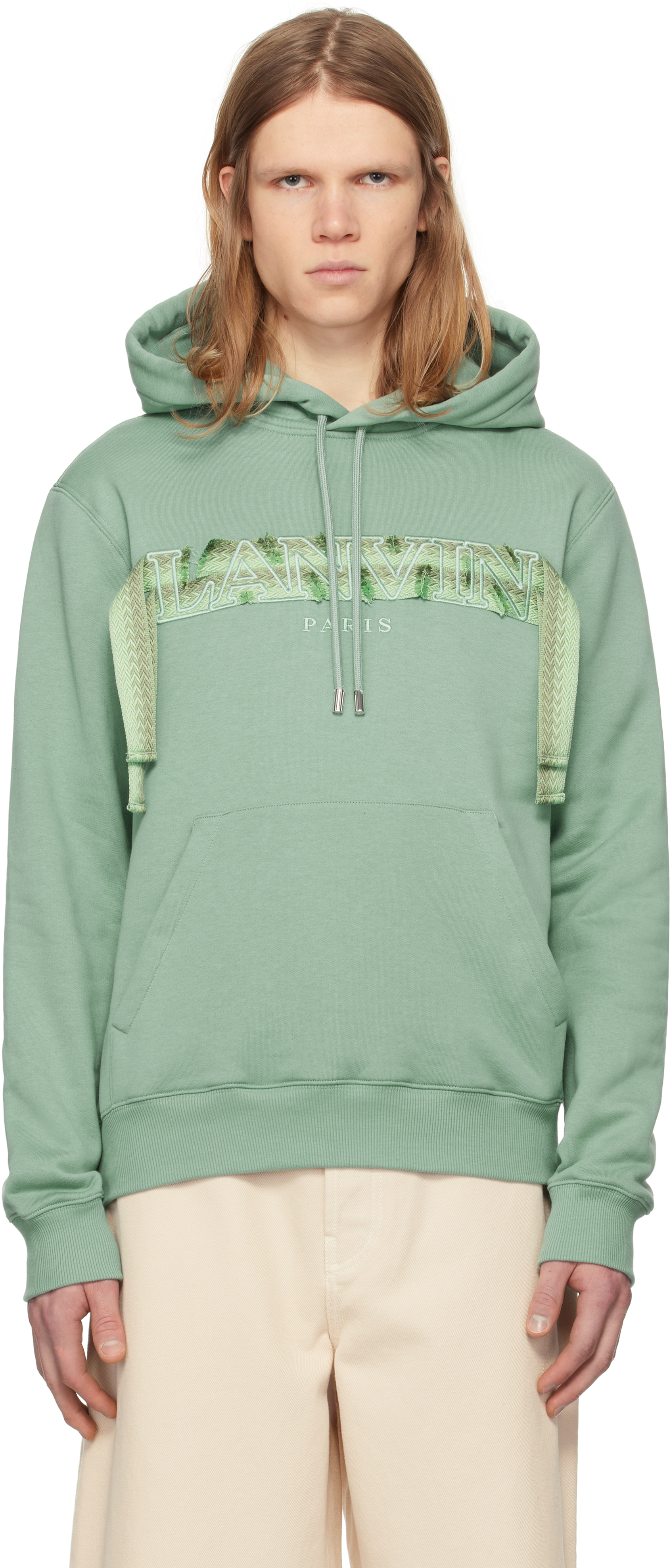 Green Curb Lace Hoodie