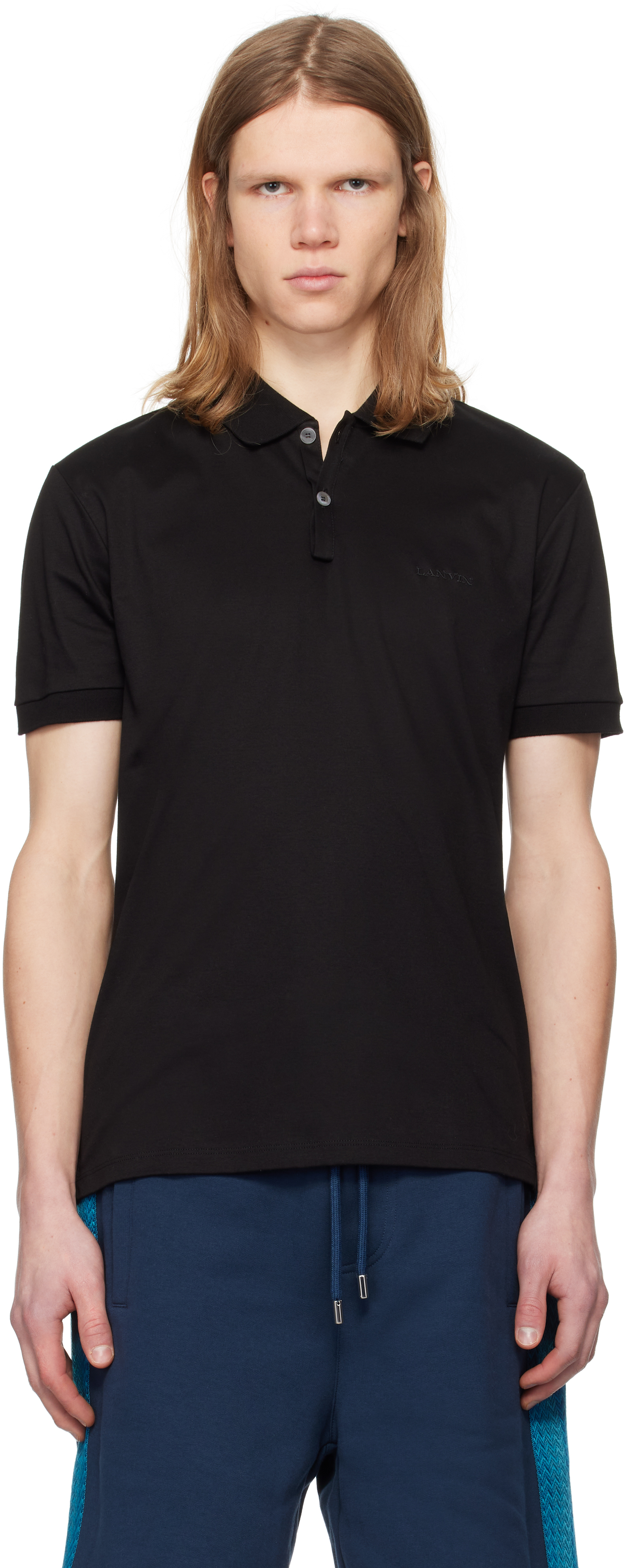 Black Regular Polo