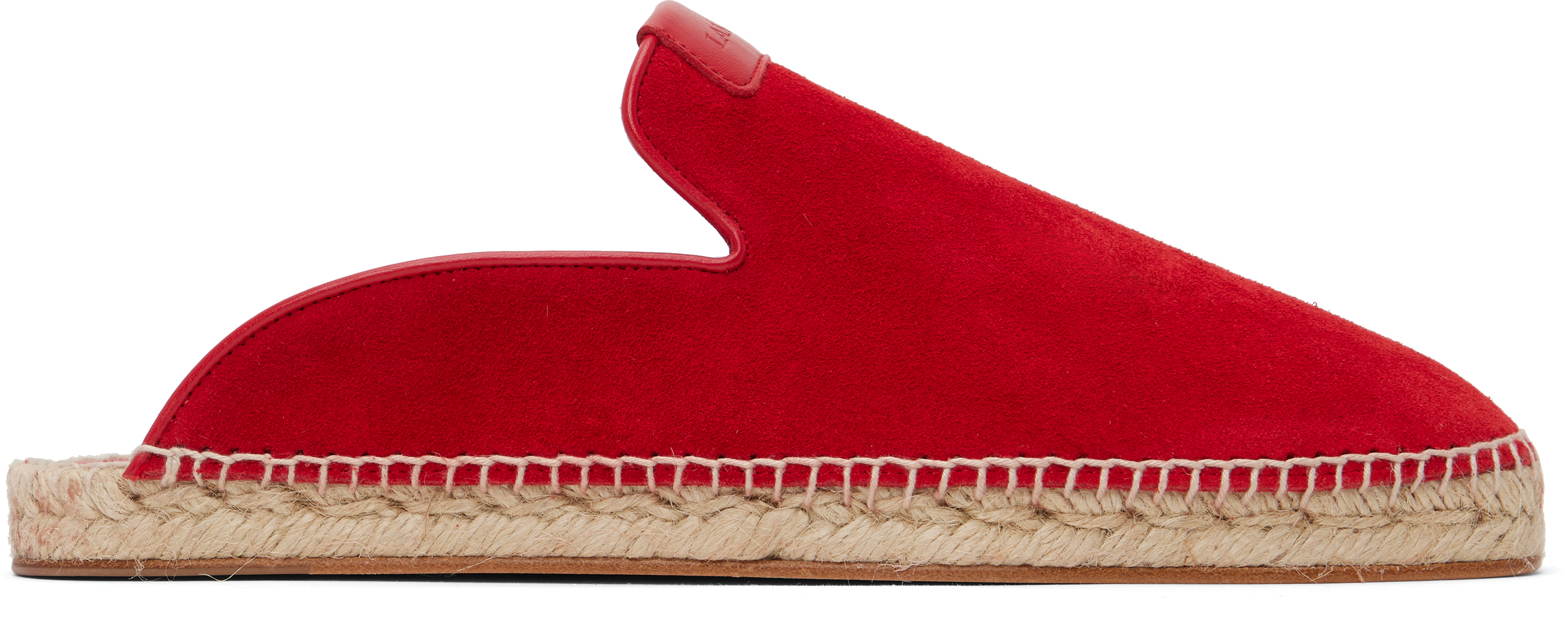 【関税込み】Lanvin レッド Dorma Leather Espadrille ミュール Lanvinのレッド Dorma Leather Espadrille ミュールがセール中