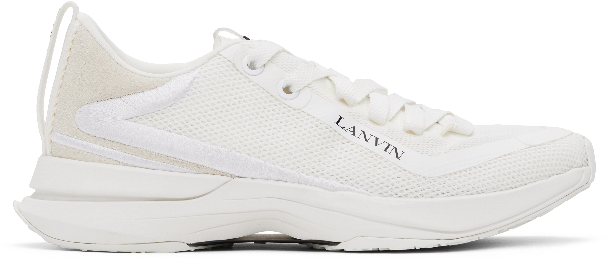 【関税込み】Lanvin カーキ メッシュ L-I スニーカー Lanvinのカーキ メッシュ L-I スニーカーがセール中