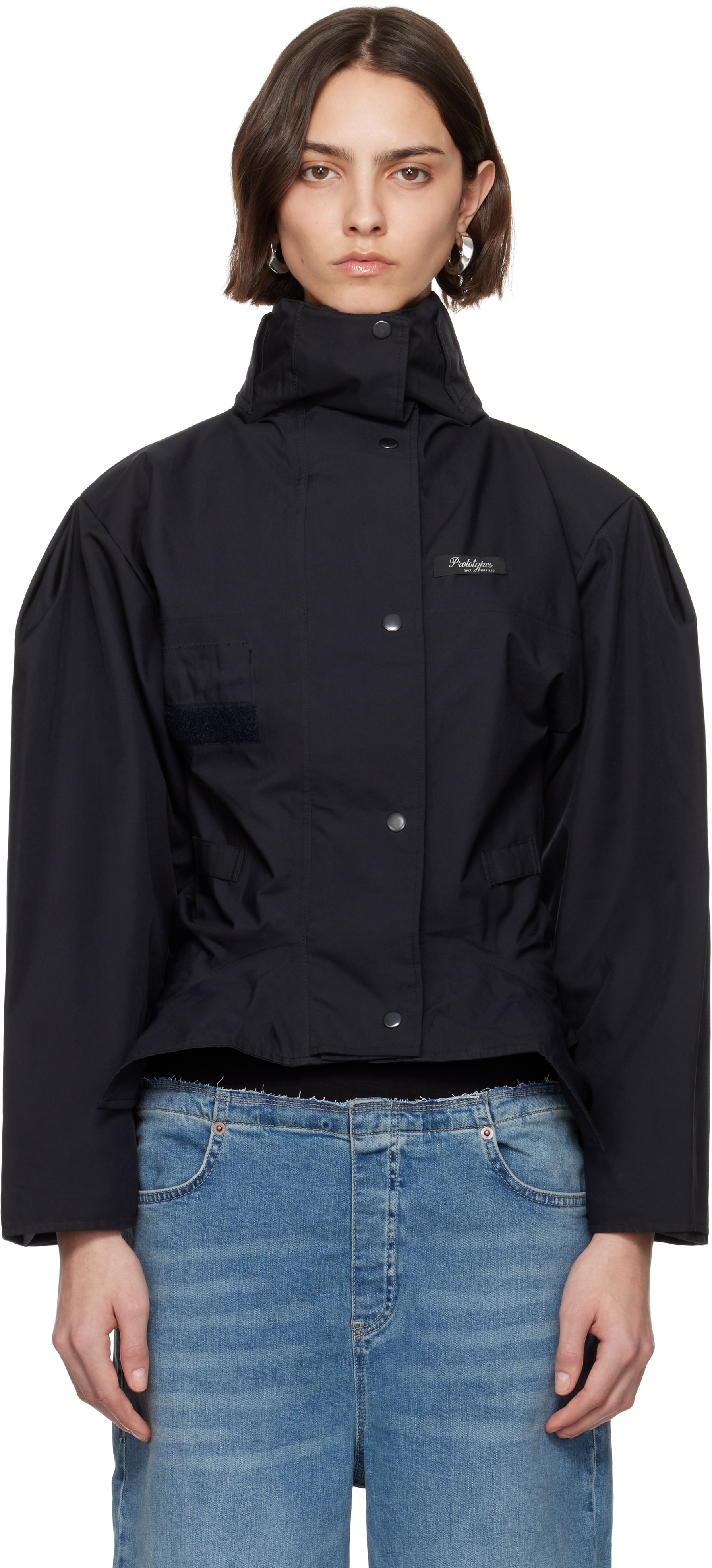 Prototypes Black Upside Down Parka