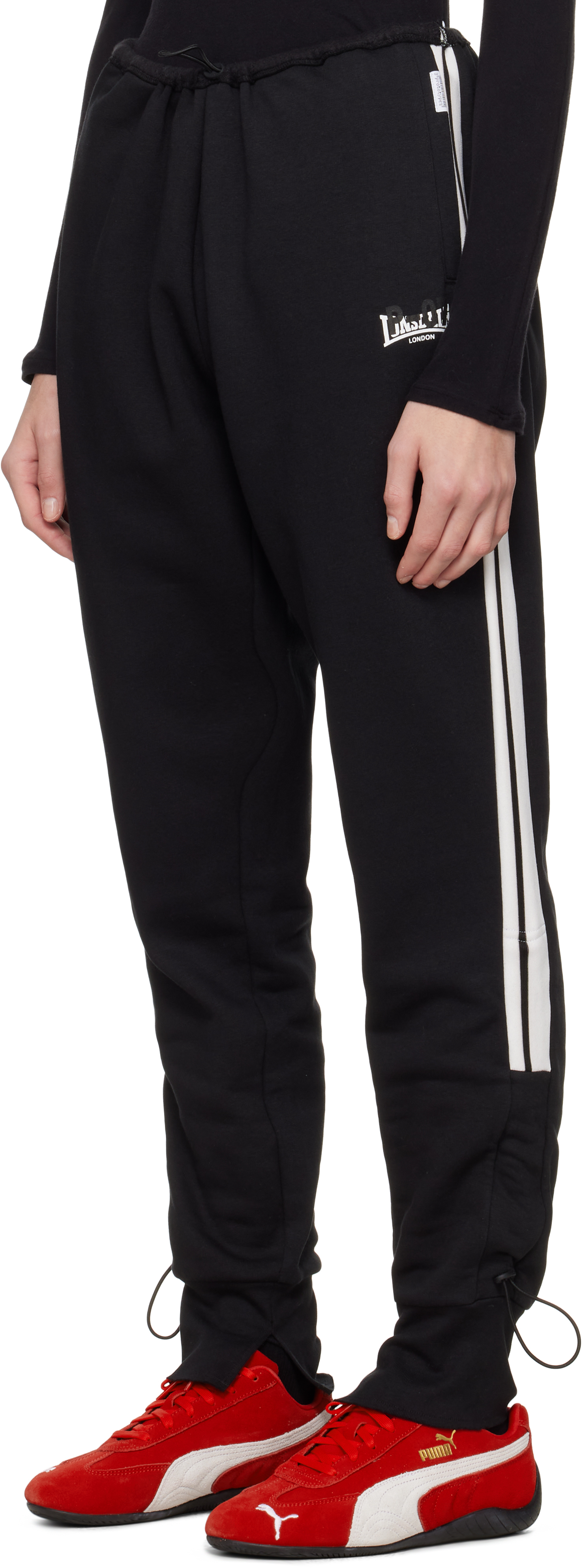 Prototypes Black Toggle Tracksuit Longe Pants