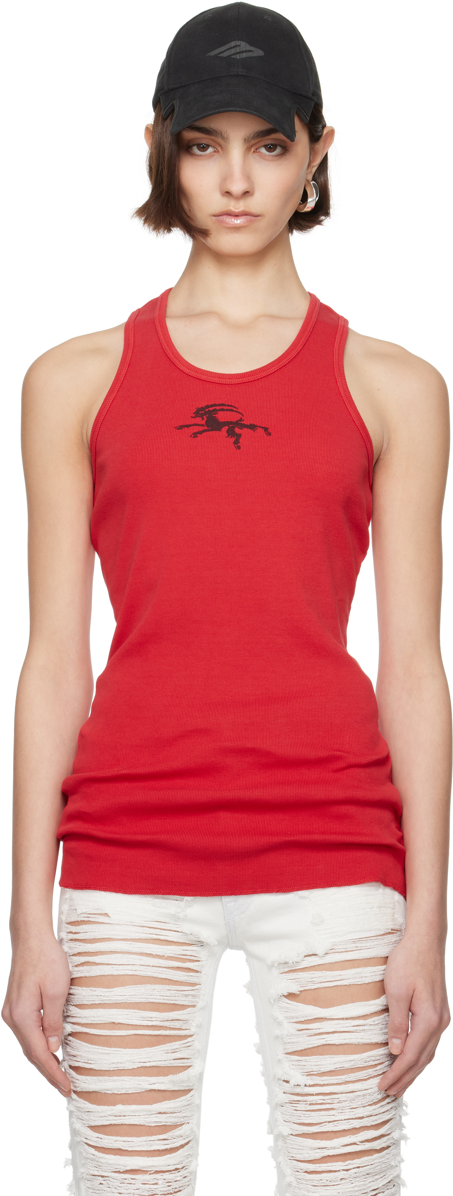 Red Goat Tank Top