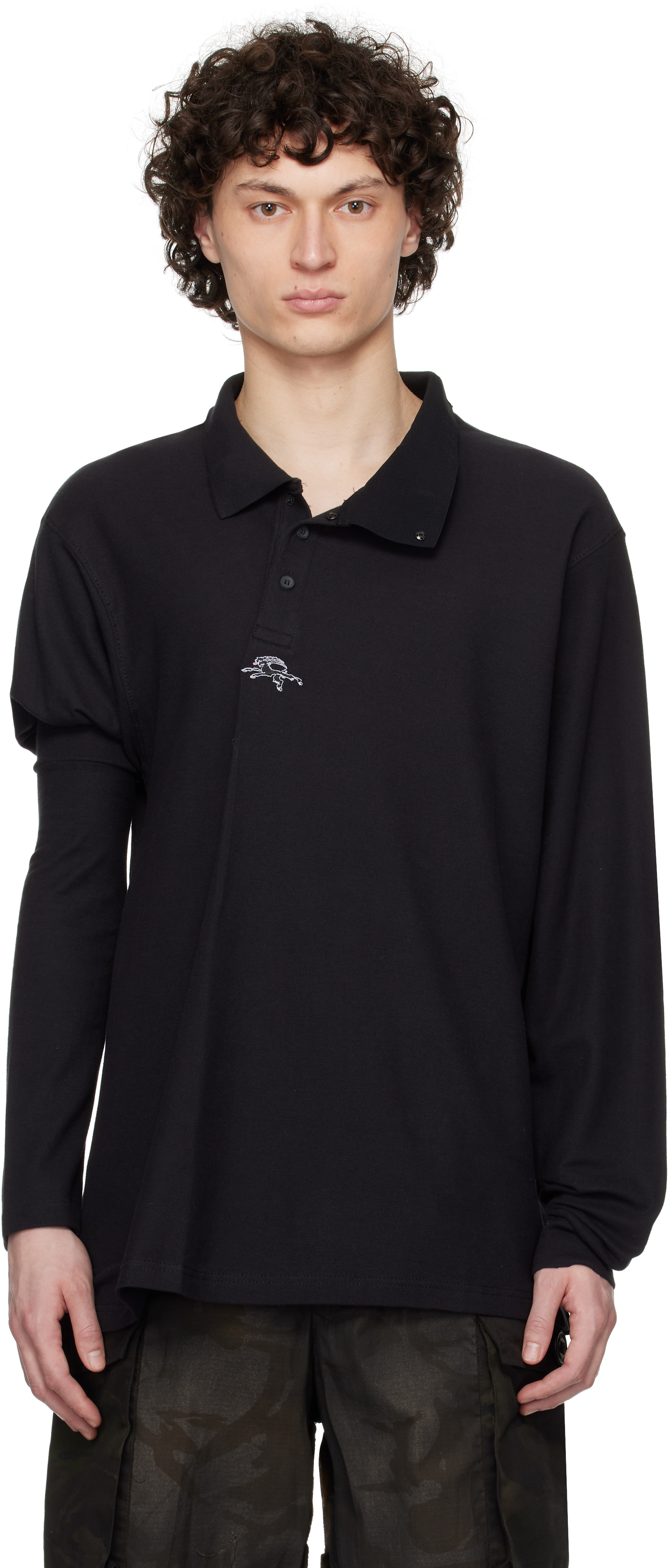 Jacquemus Le Polo Maille ニットポロシャツ | ブラック
