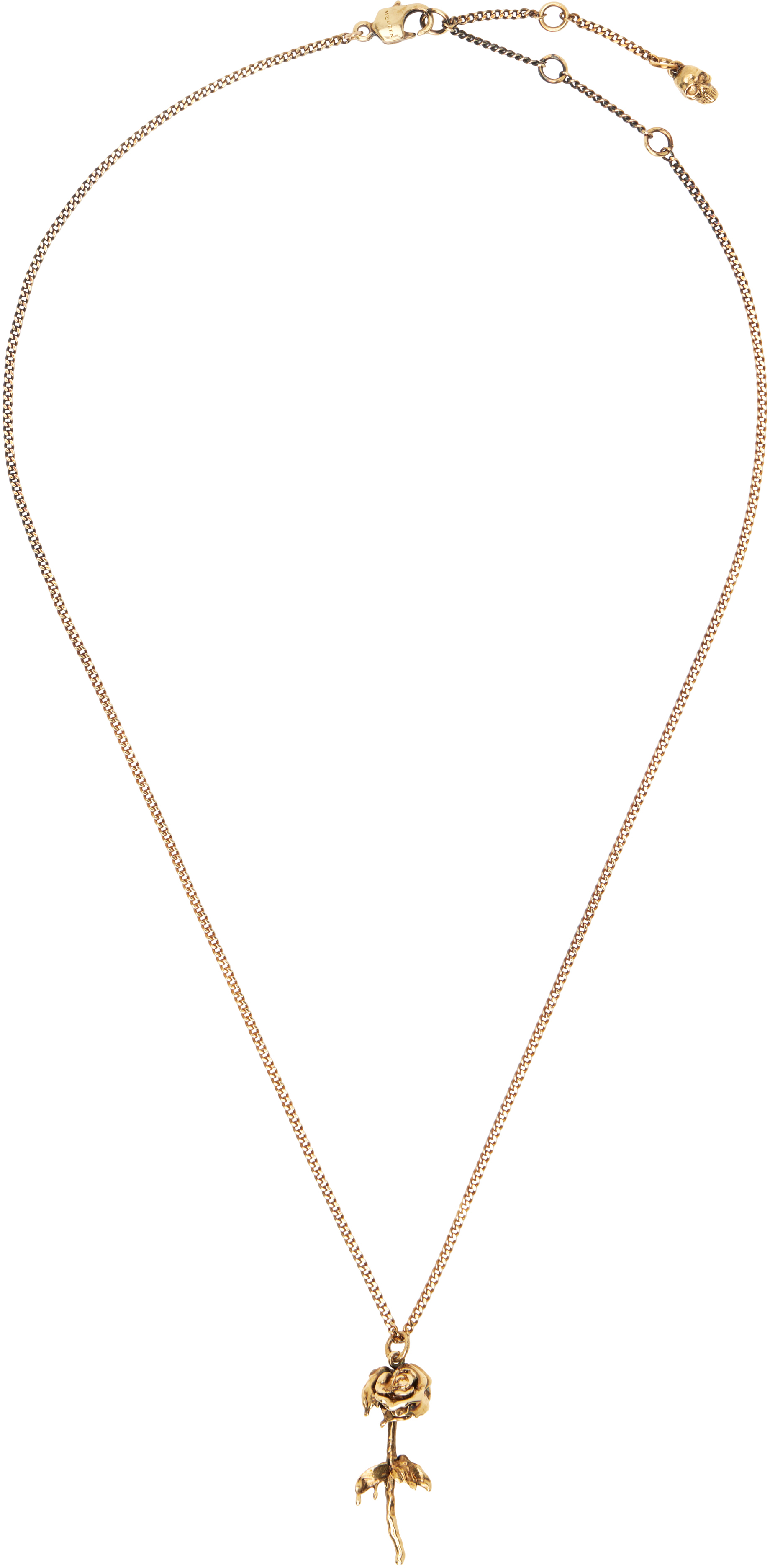 Dipped Rose Necklace