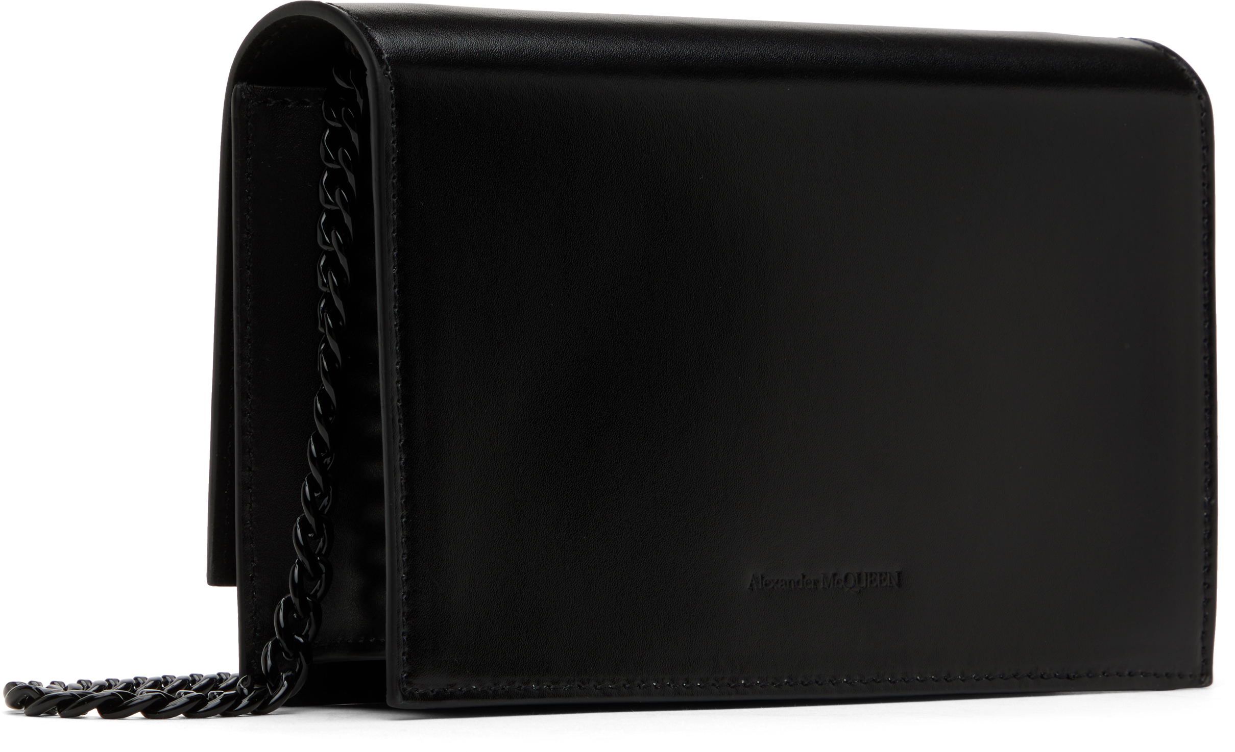 Alexander Mcqueen Ini Skull Bag In 1000 Black