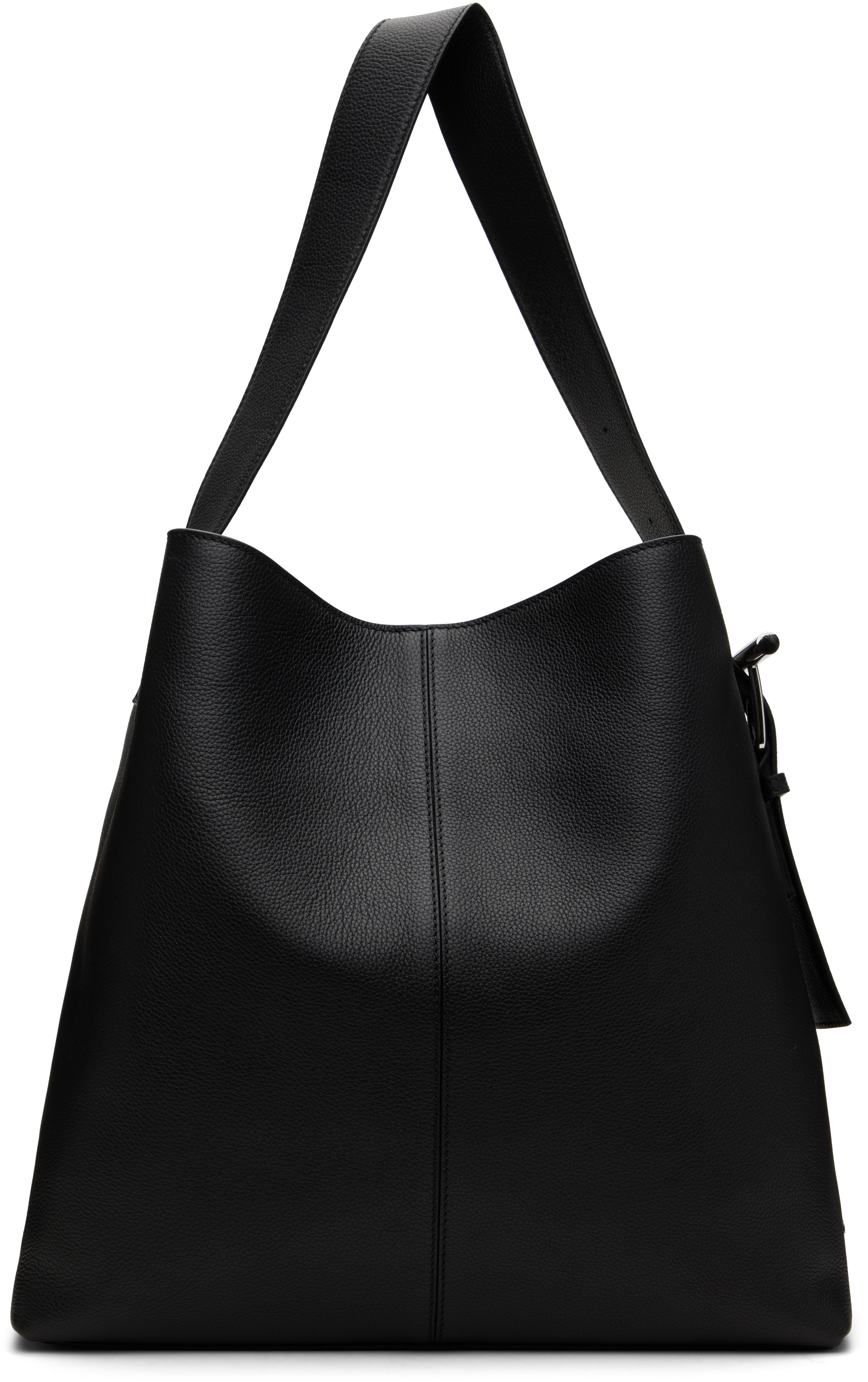 Black T-Bar Sling Tote