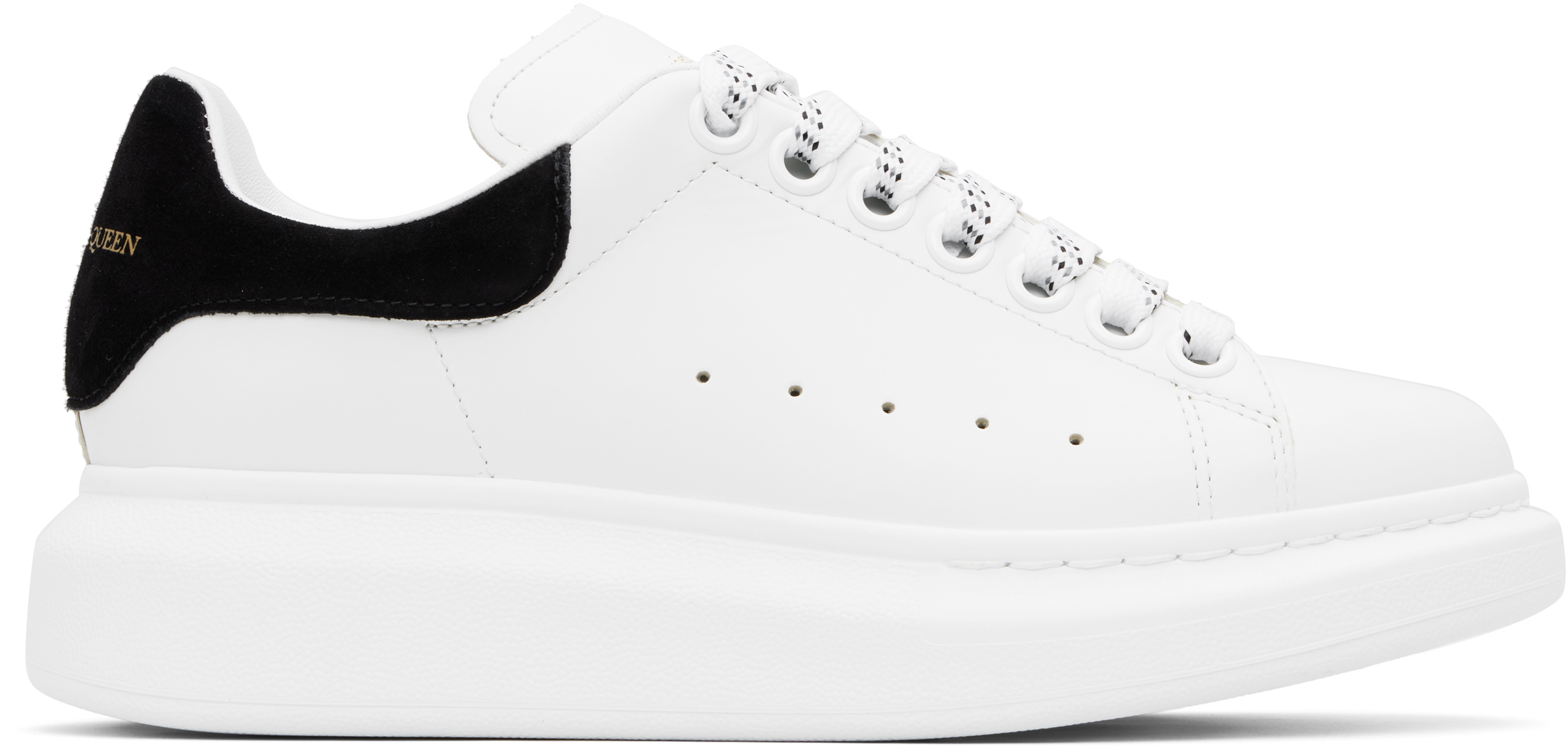 White & Black Oversized Sneakers