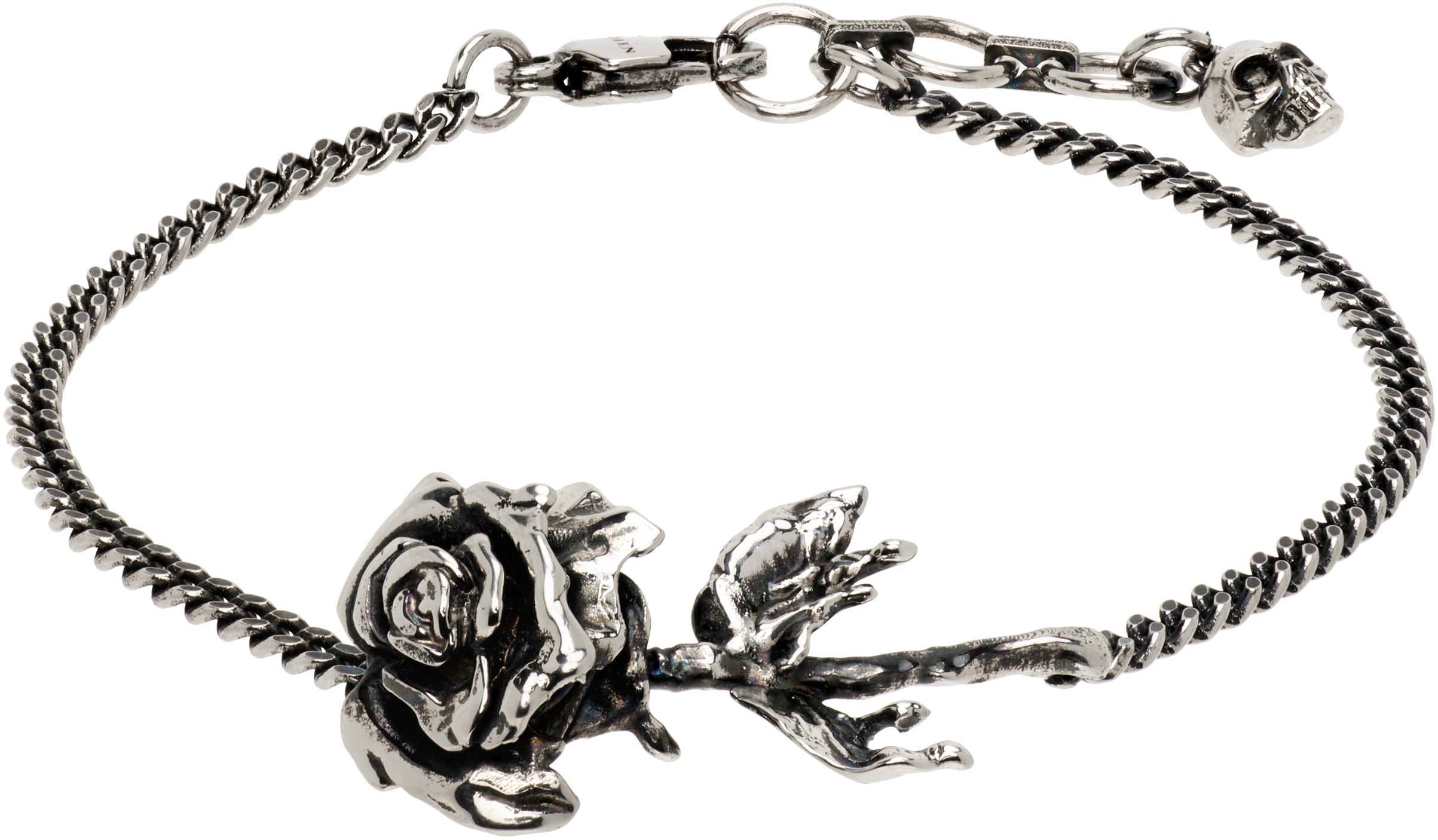 Alexander Mcqueen Dipped Rose Bracelet