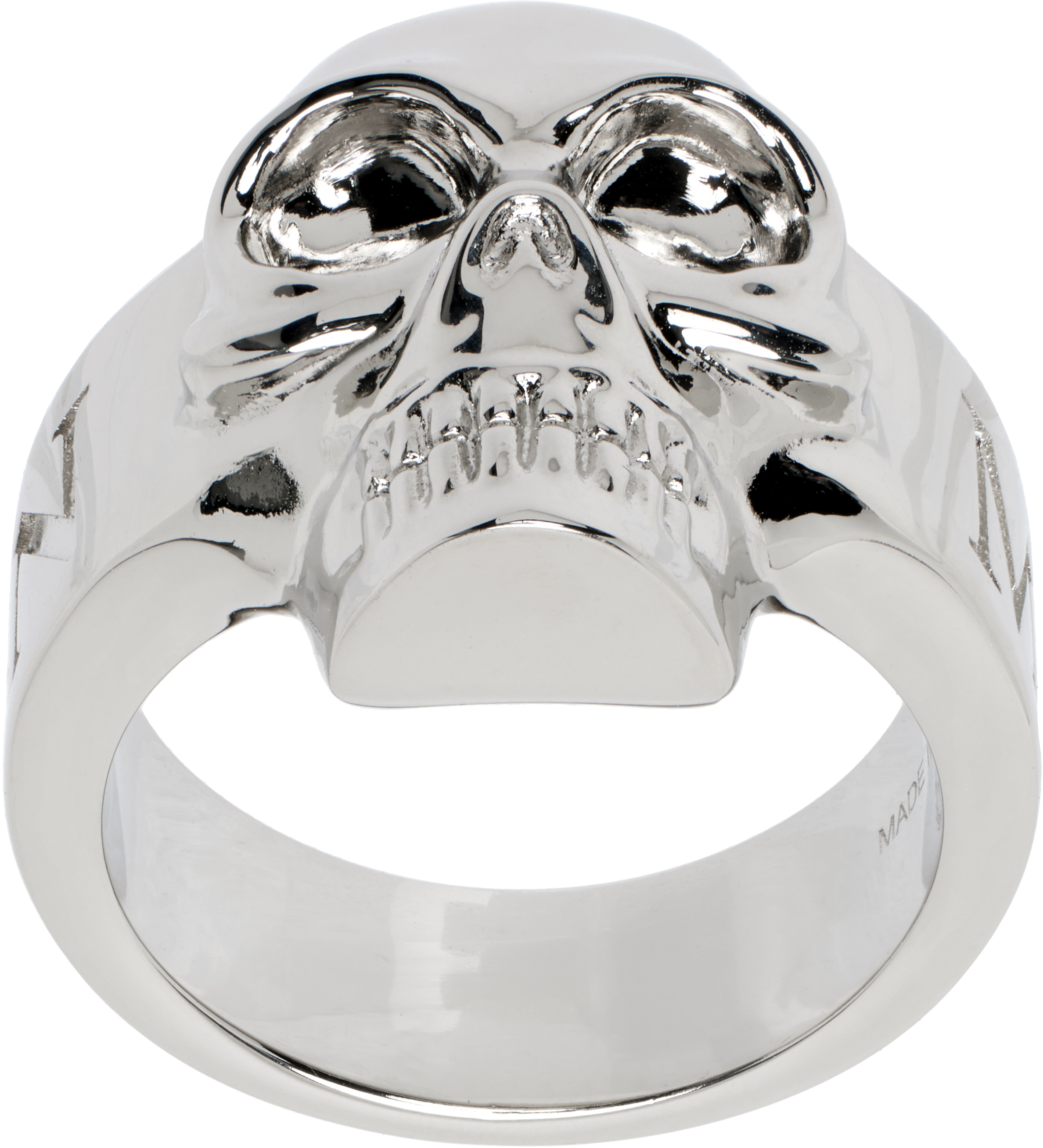 【関税込み】McQueen シルバー Skull リング Alexander McQueen Skull Ring | Silver | FARFETCH