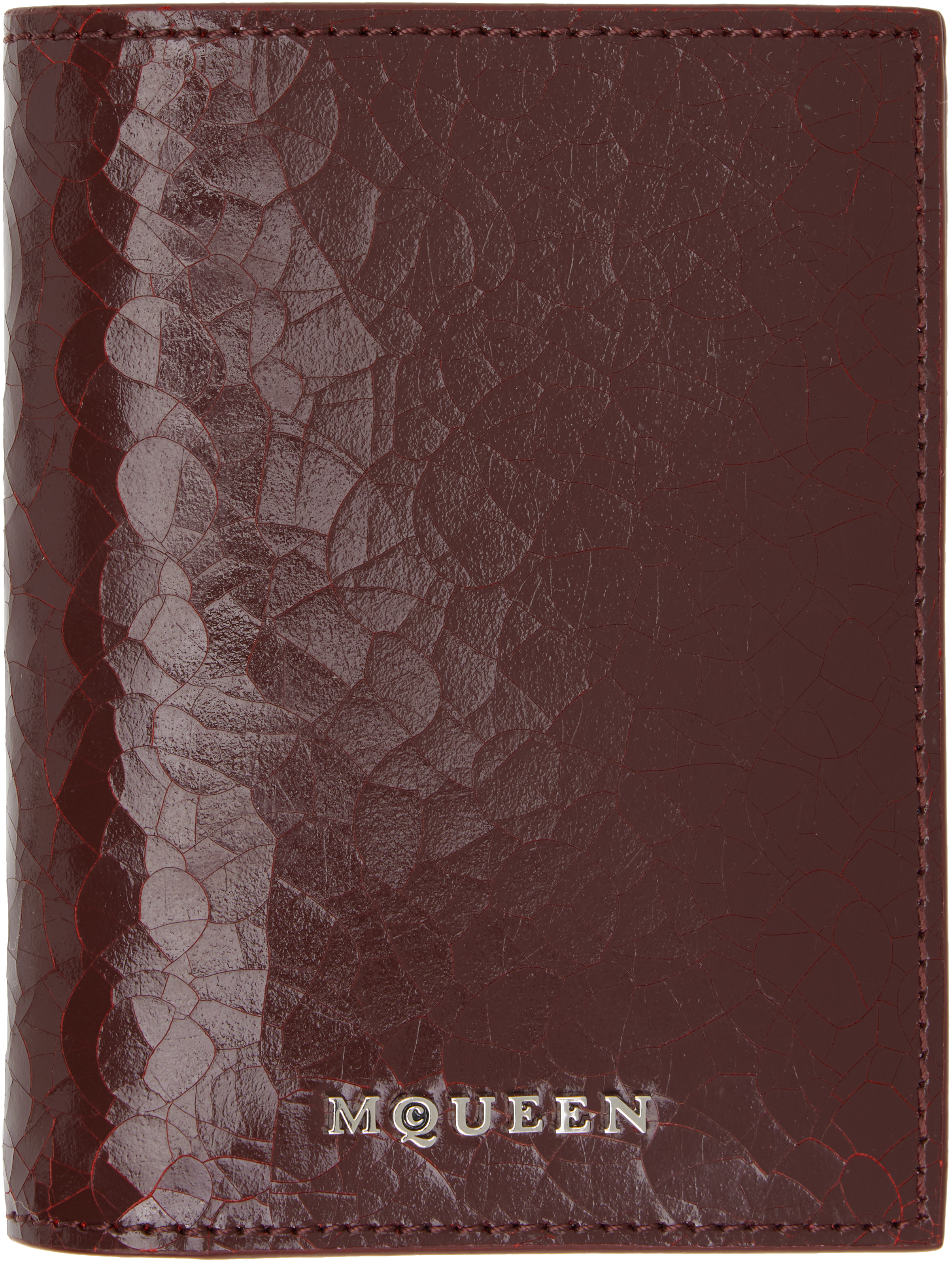 Burgundy Bifold Card Holder