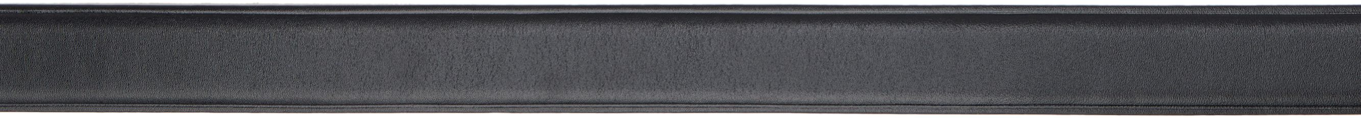 Black Leather Double Keeper Classic Suit Belt - Thumbnail 2