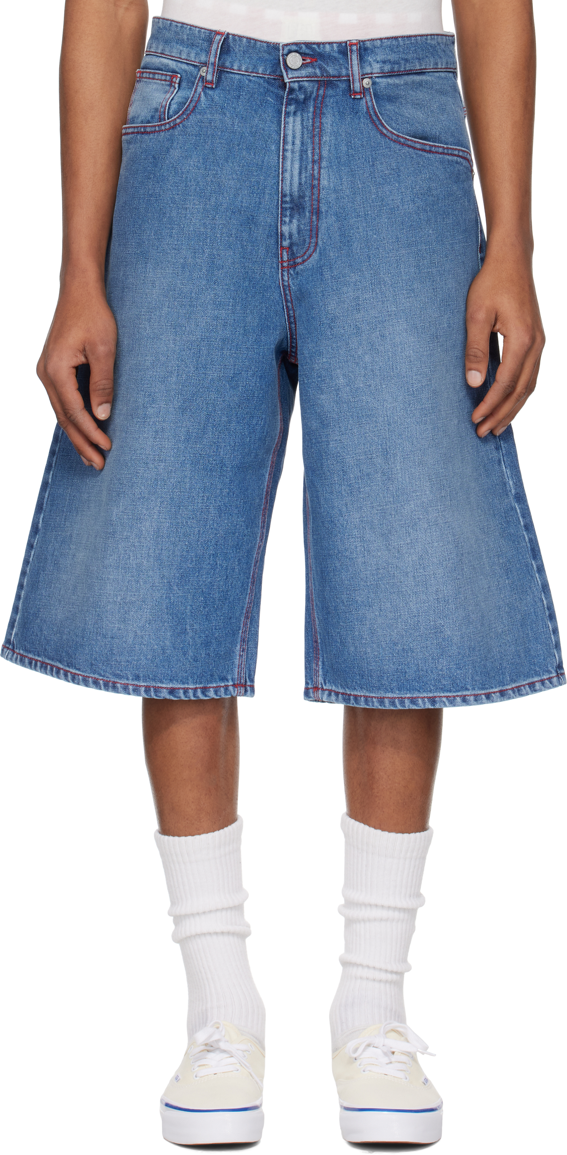 Blue Denim Indiana Skate Shorts