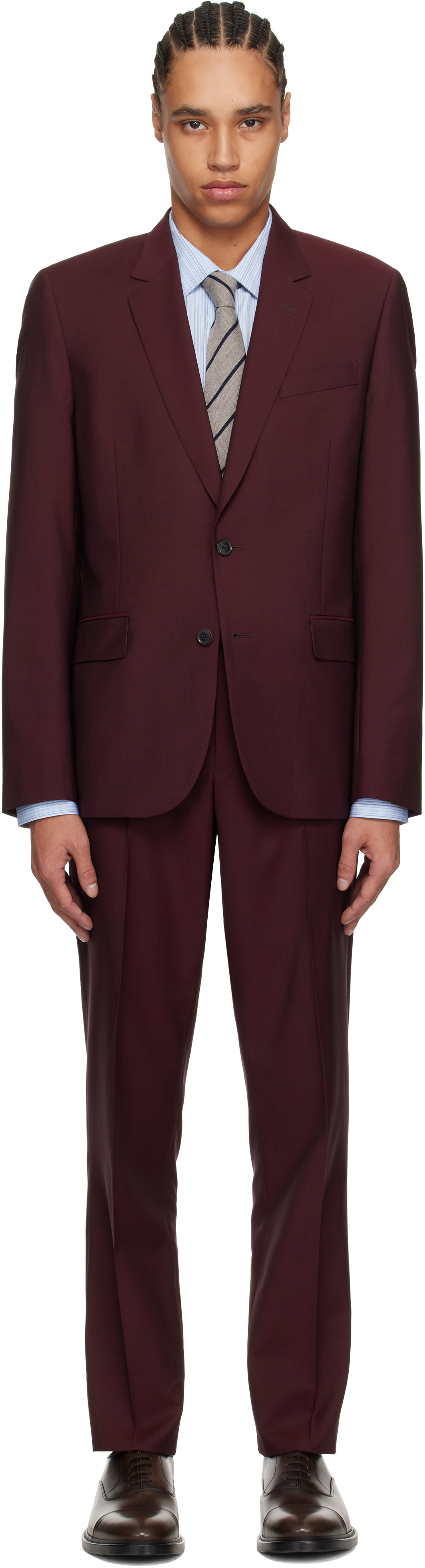 Burgundy 'The Soho' Suit