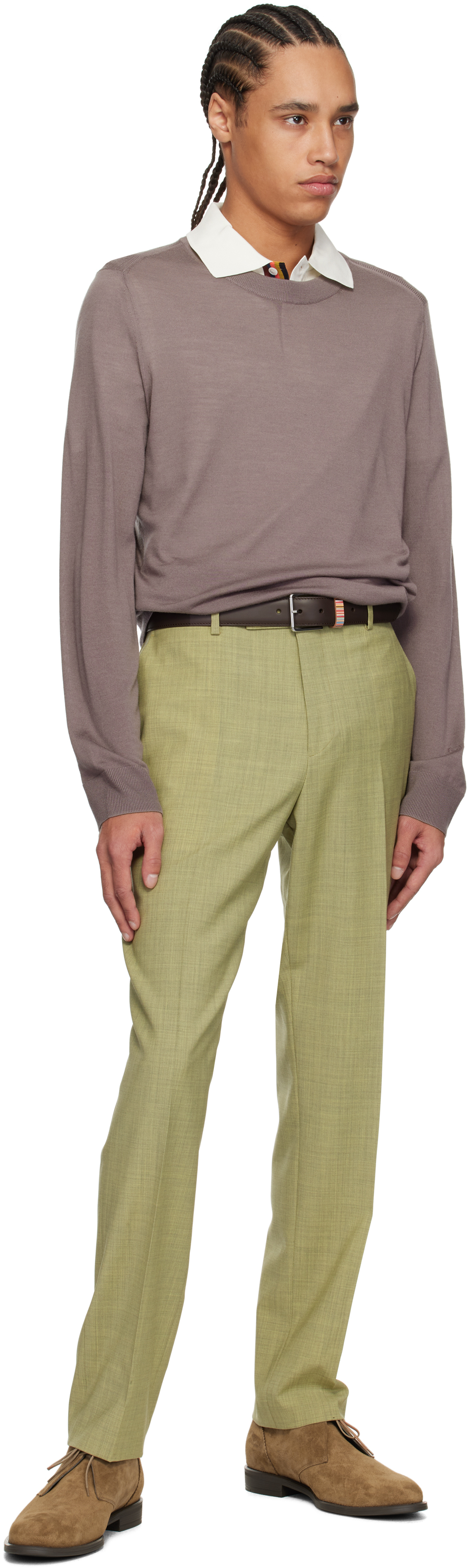 Paul Smith Purple Merino Wool Sweater In 55 Purple