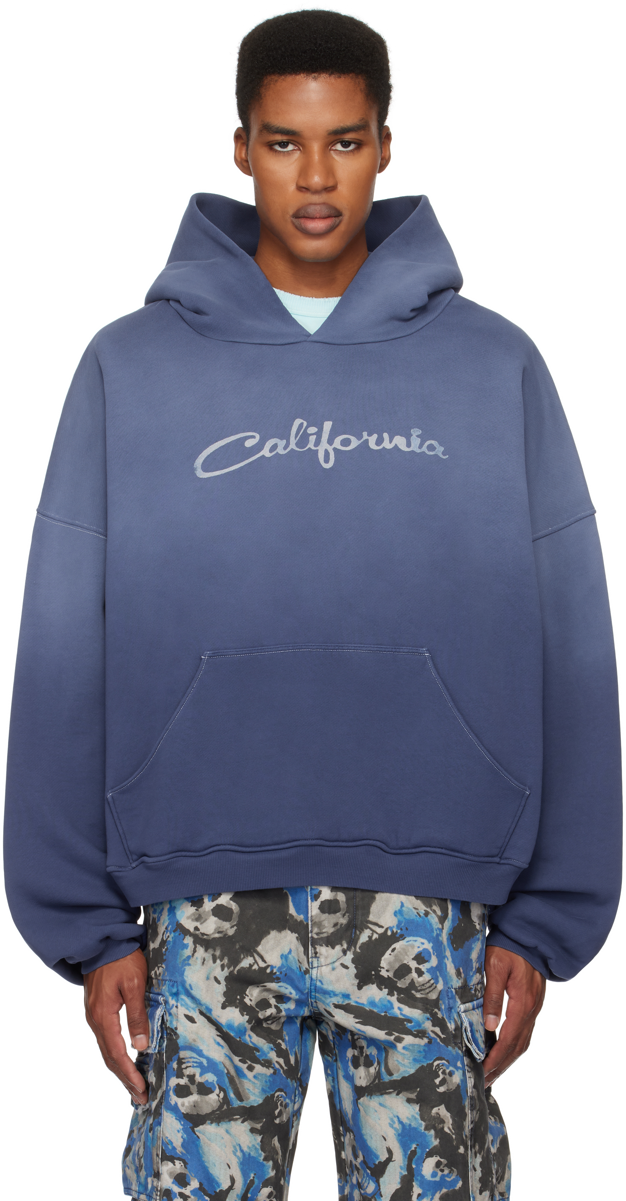 Blue 'California' Hoodie