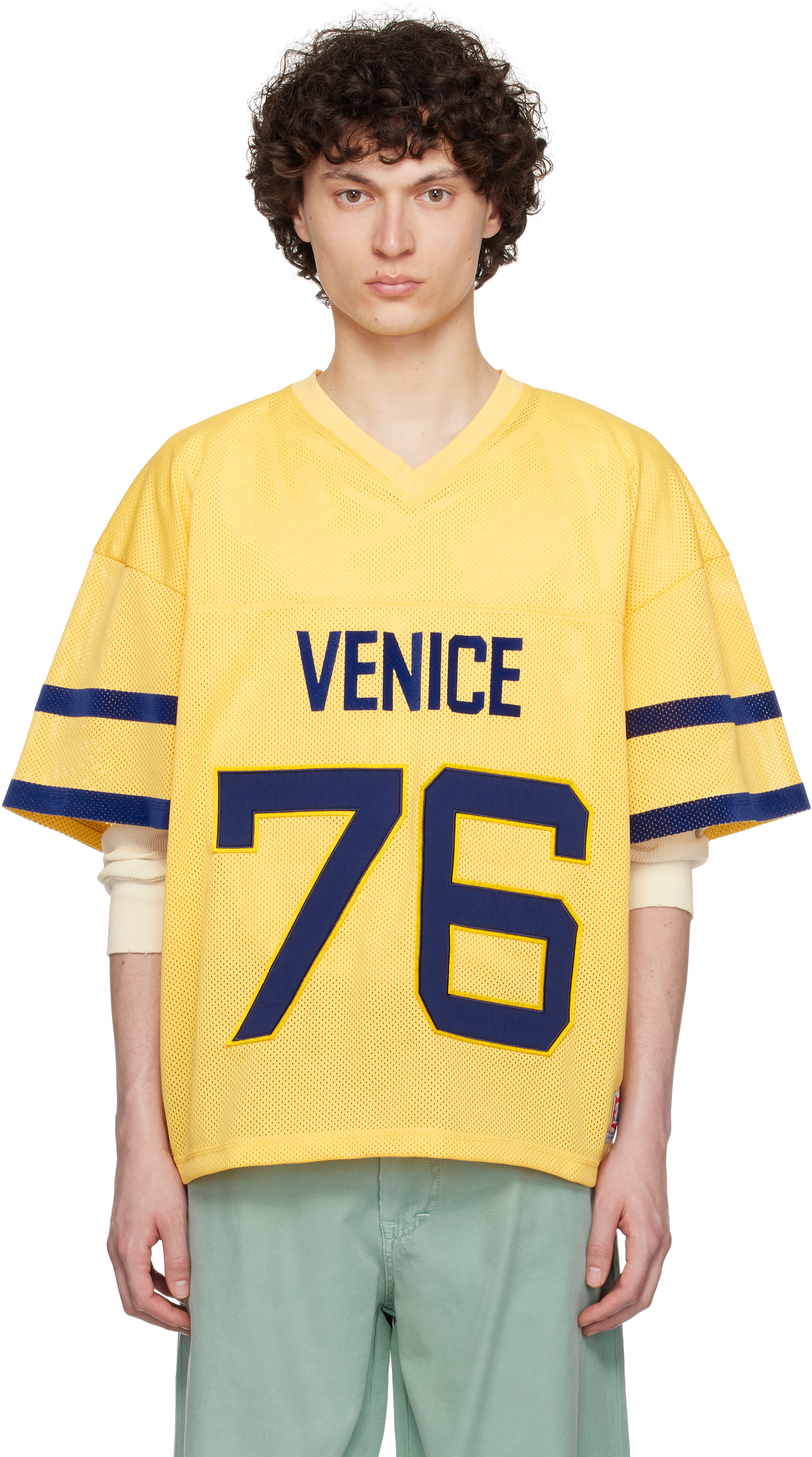 ERL: Unisex Venice Tshirt (Yellow ) | DSMG E-SHOP